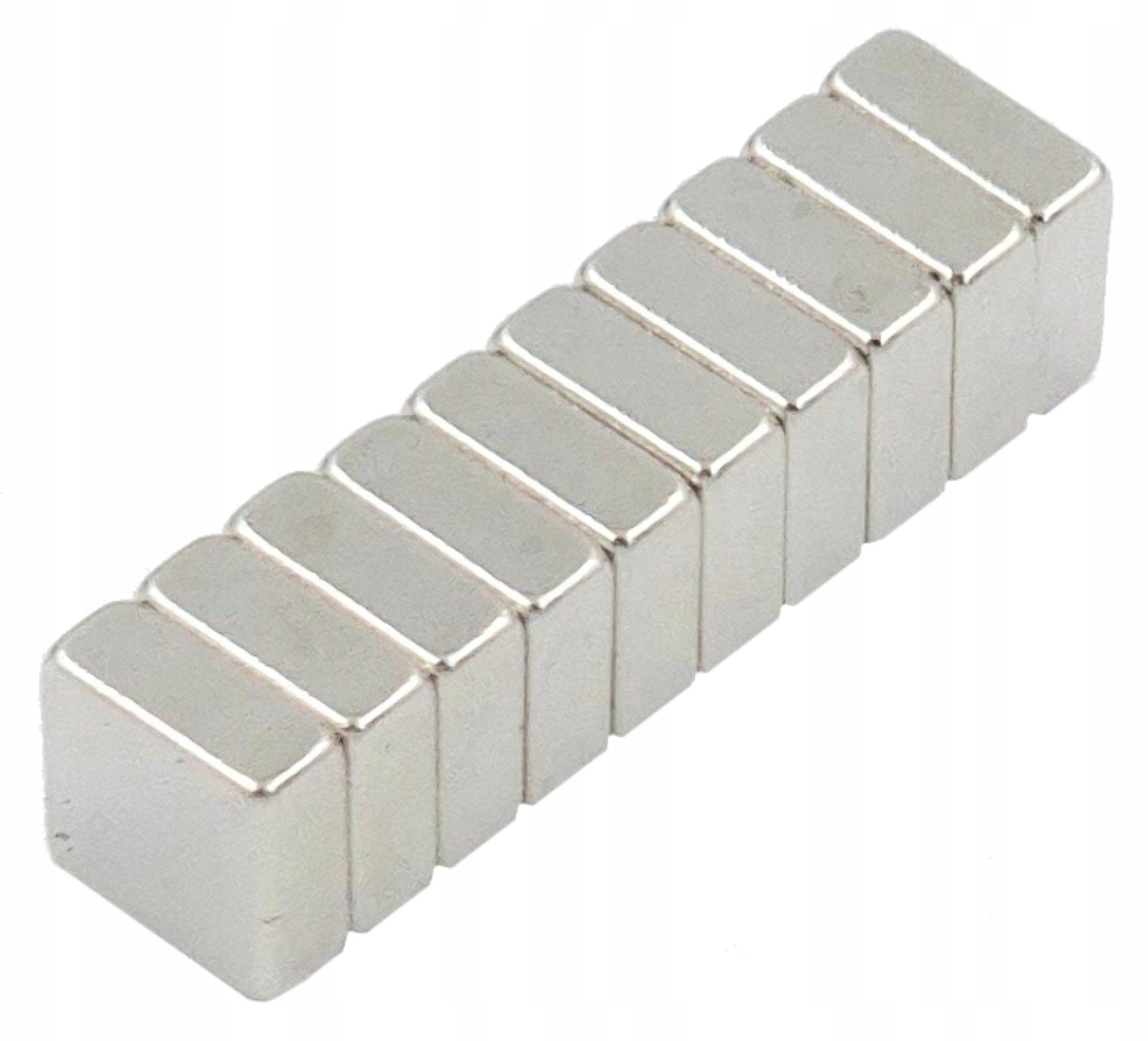  Silný neodymový magnet kazeta 20x10x2 - 10 počítač. / neodymové magnety /