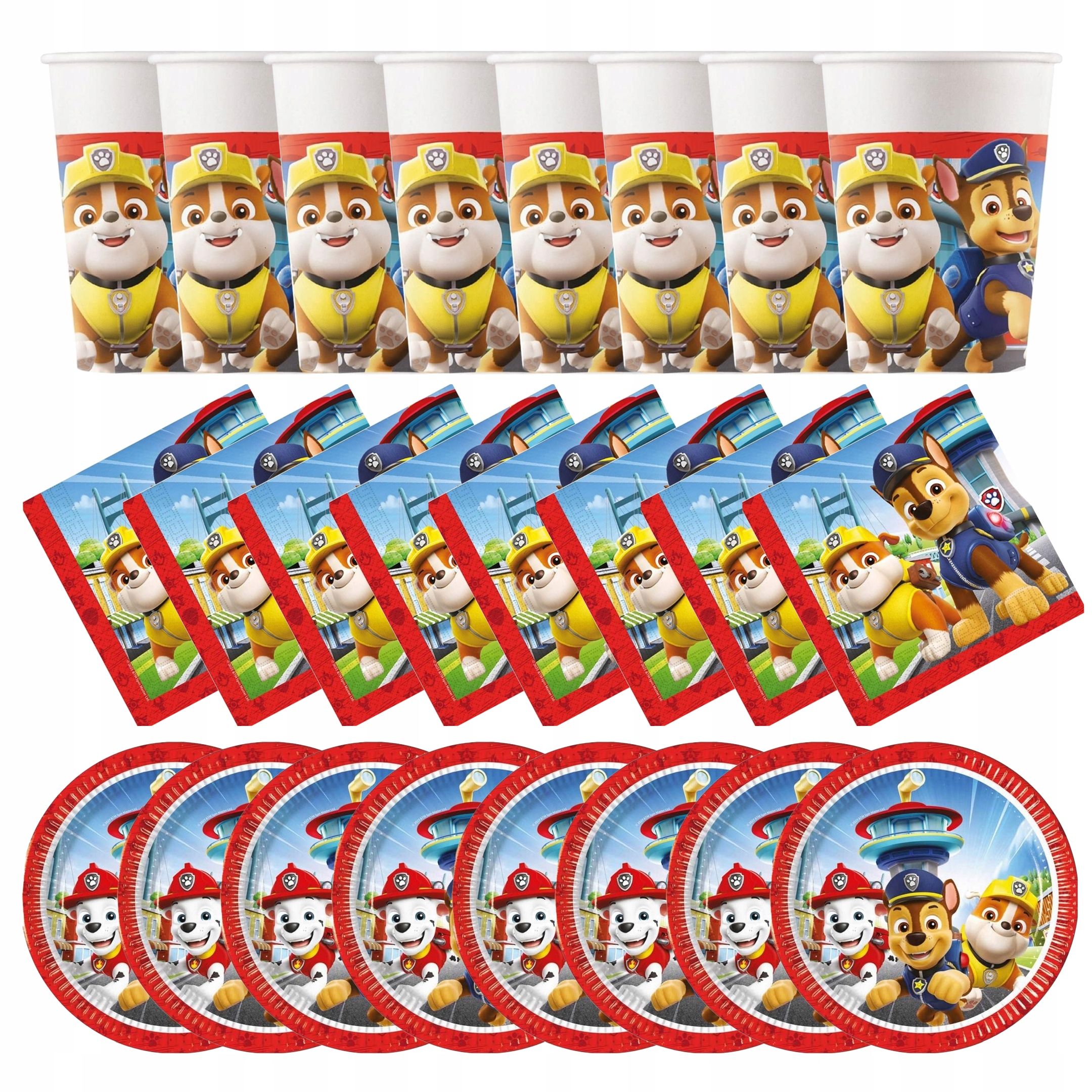  Set cups saucers napkins pixels game he games birthday 32el