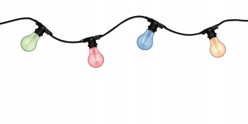  Šviesos grandinė girlianda plūgas & shine 6.8m 7x0.2w 3000k ip44 24v pl94165