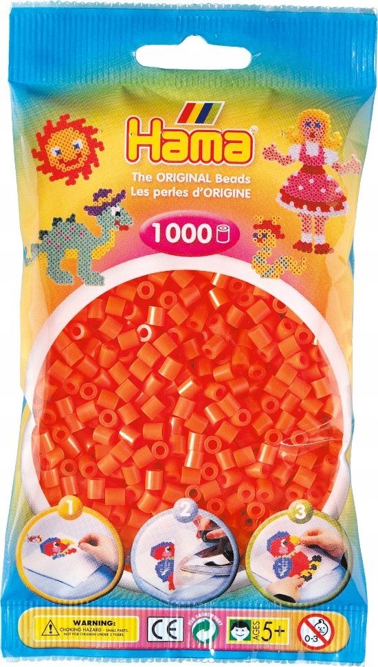  Hama 207-103 - svetlo žltý - 1000 korálky midi - krk