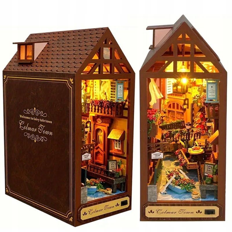  Miniatūra māja book nook vasara fejas dāvana diy
