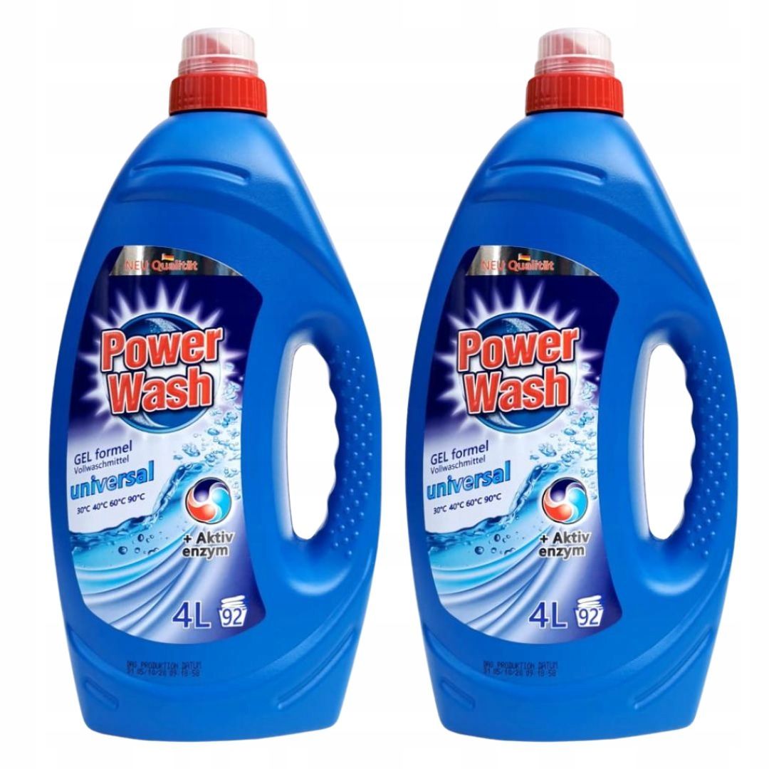  Garnitur 3x 4l deutsch waschgel power wash universal schwarze farbe