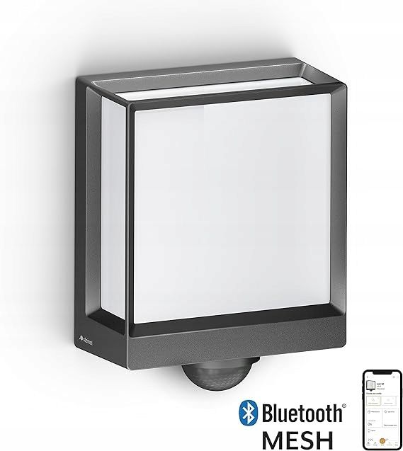  Sieninis lauko šviestuvas l 30s lempa su judesio jutikliu maks 60w antracito spalvos st068899
