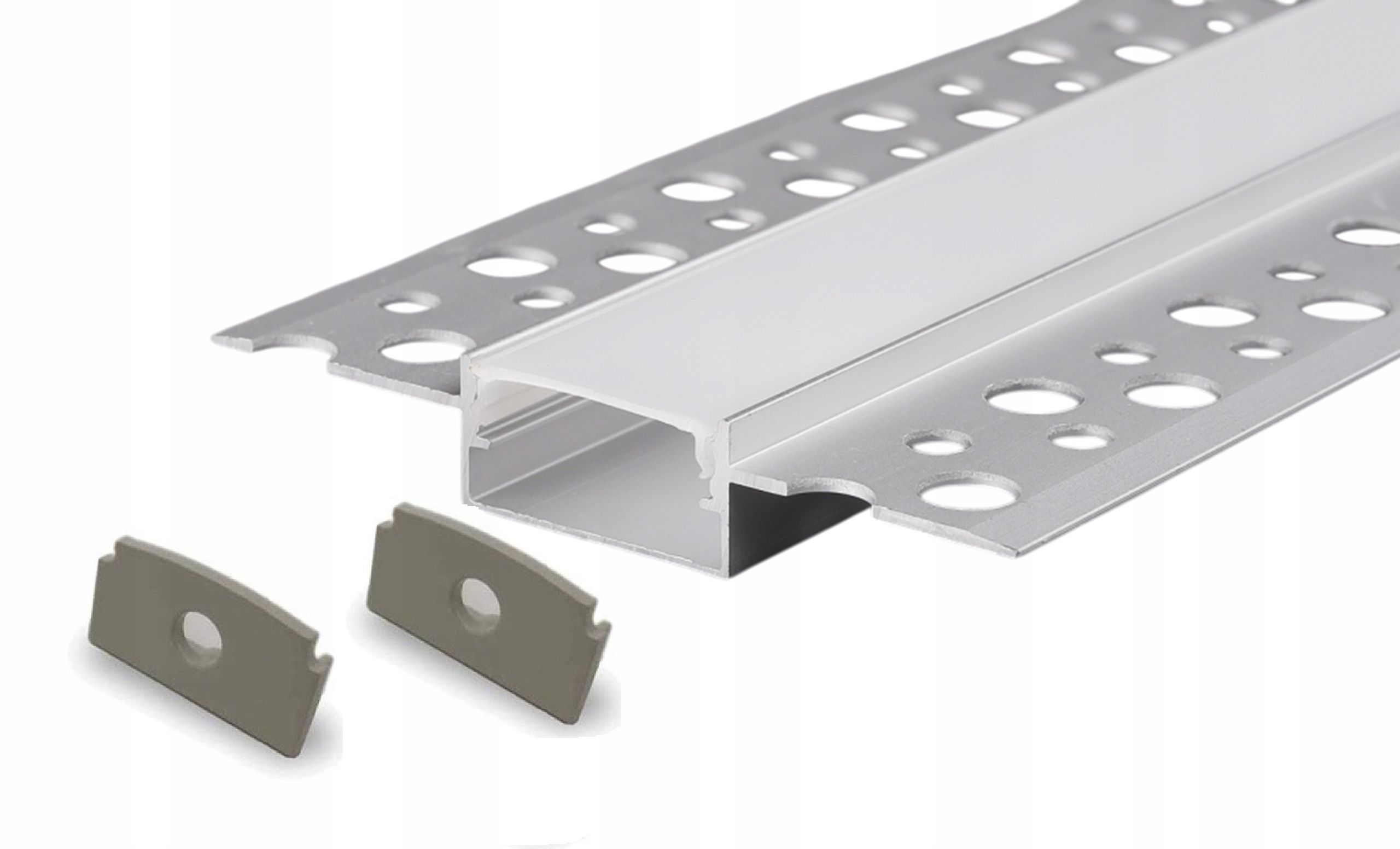  Alumiiniumprofiil led ribad must nurgeline alu 1m + kiire kapuuts