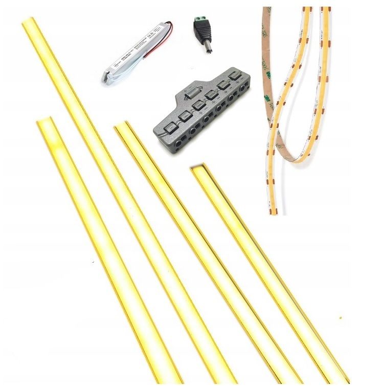  Lempa linijinė apšvietimas lameli rinkinys. 4xmod. 12v a