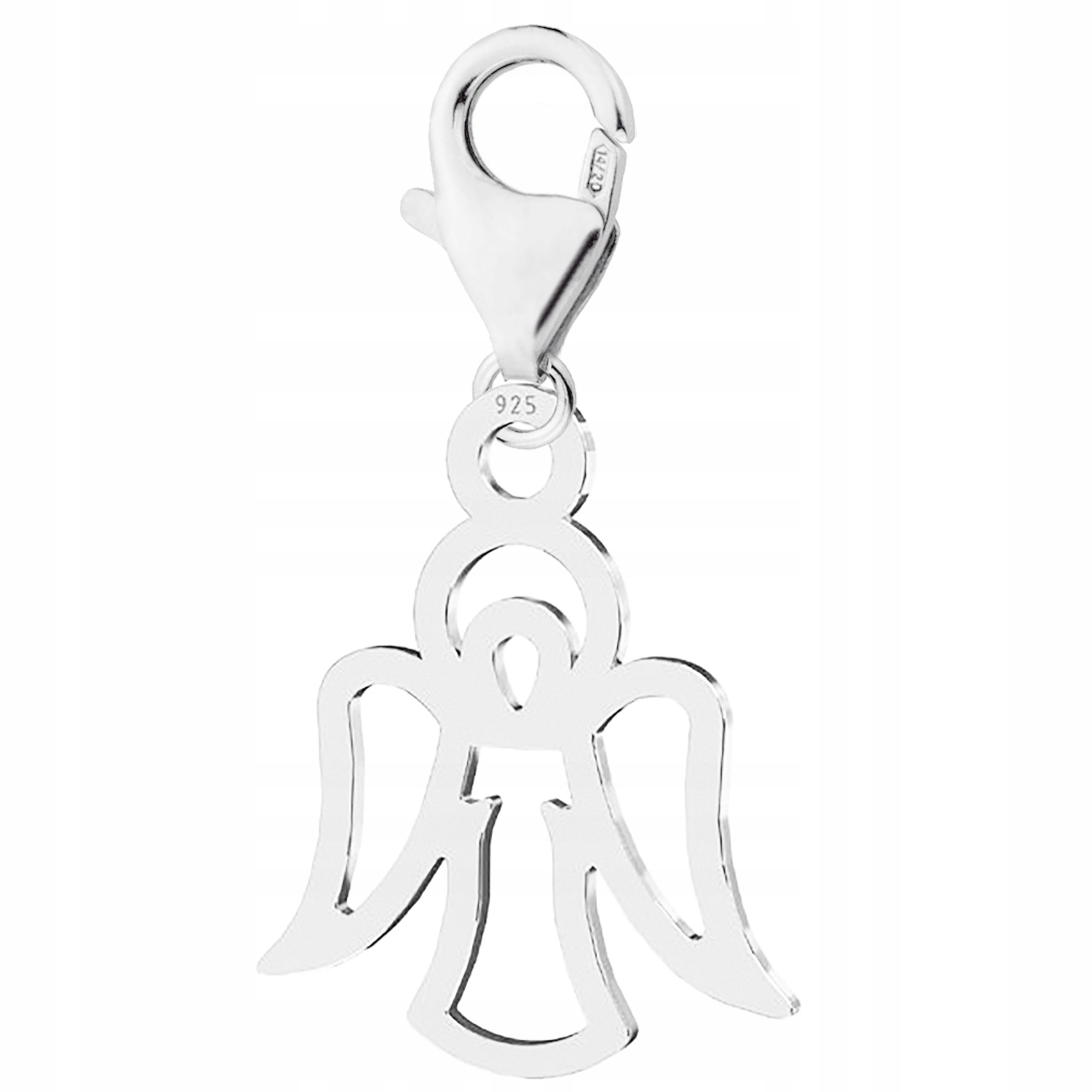  Silberanhänger karabiner mit einem engel angel engel engel silber 925