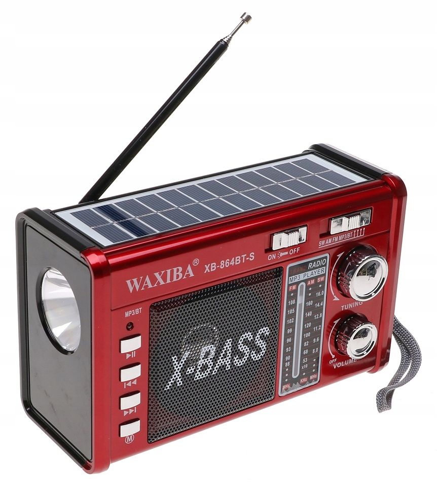  Retro radio receiver mobile solar loudspeaker flashlight mp3 usb solar bluetooth 157