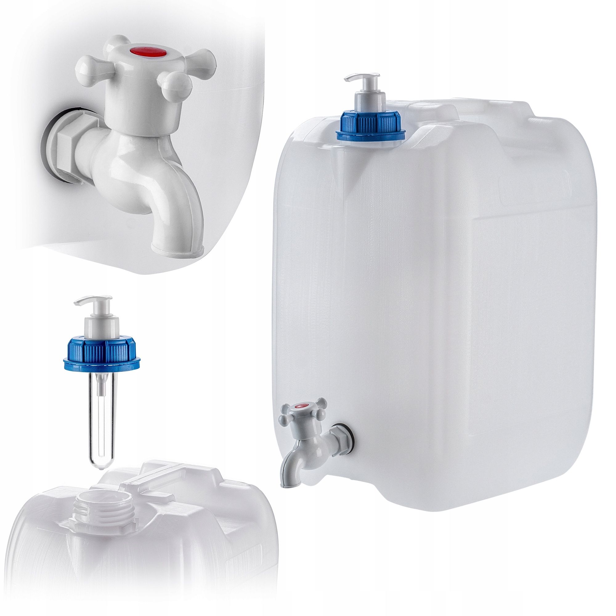  Wasserkanister waschbecken krug banka spender seife flüssigkeiten 5l mit wasserhahn