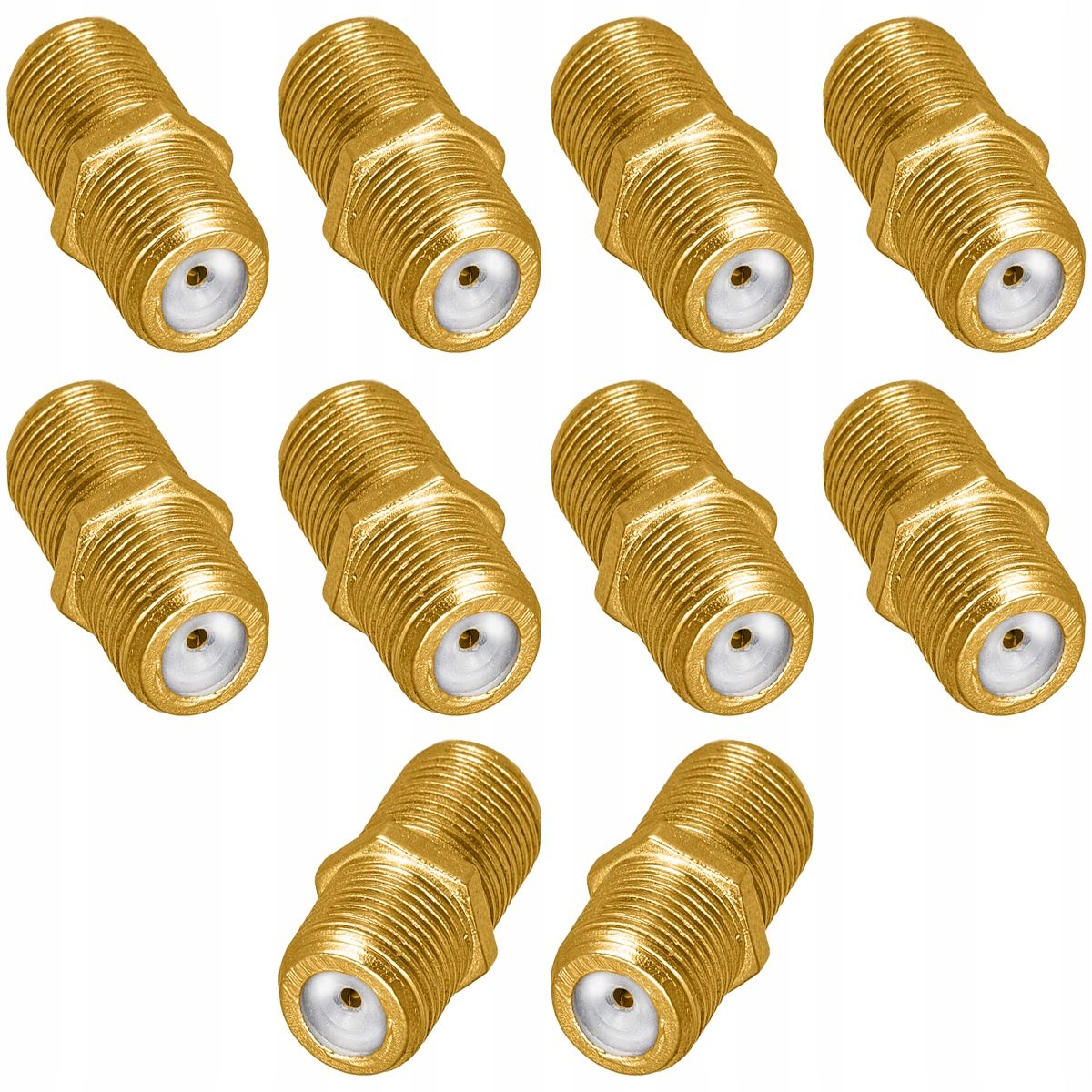  Set for connection connection cable antennas barrel + 2x plug f 6,8mm gold