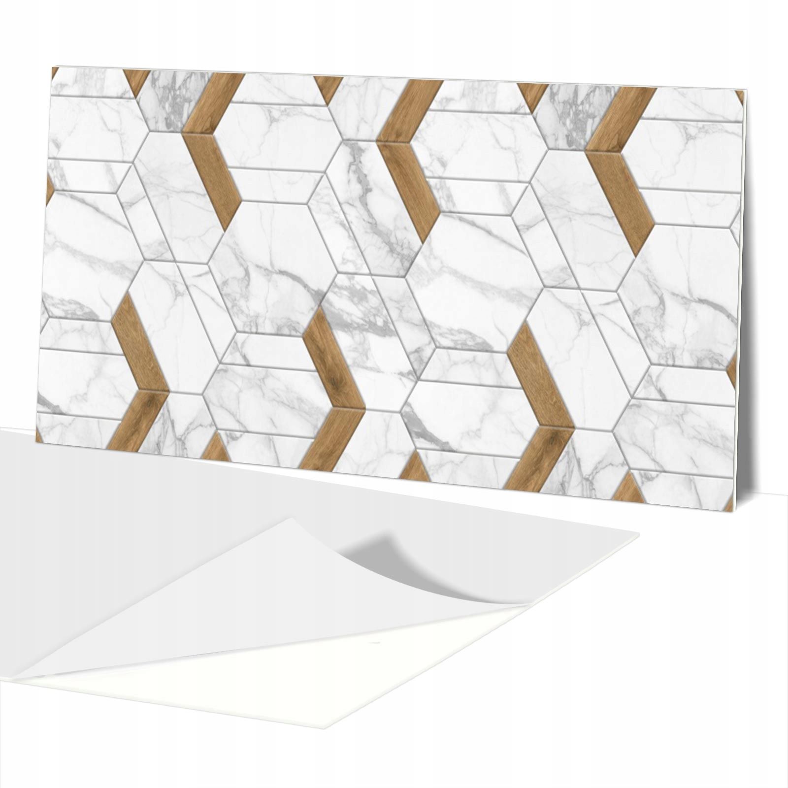  Lipīga plāksne pvc paneļi uz sienas marokānis patchwork 100x50cm