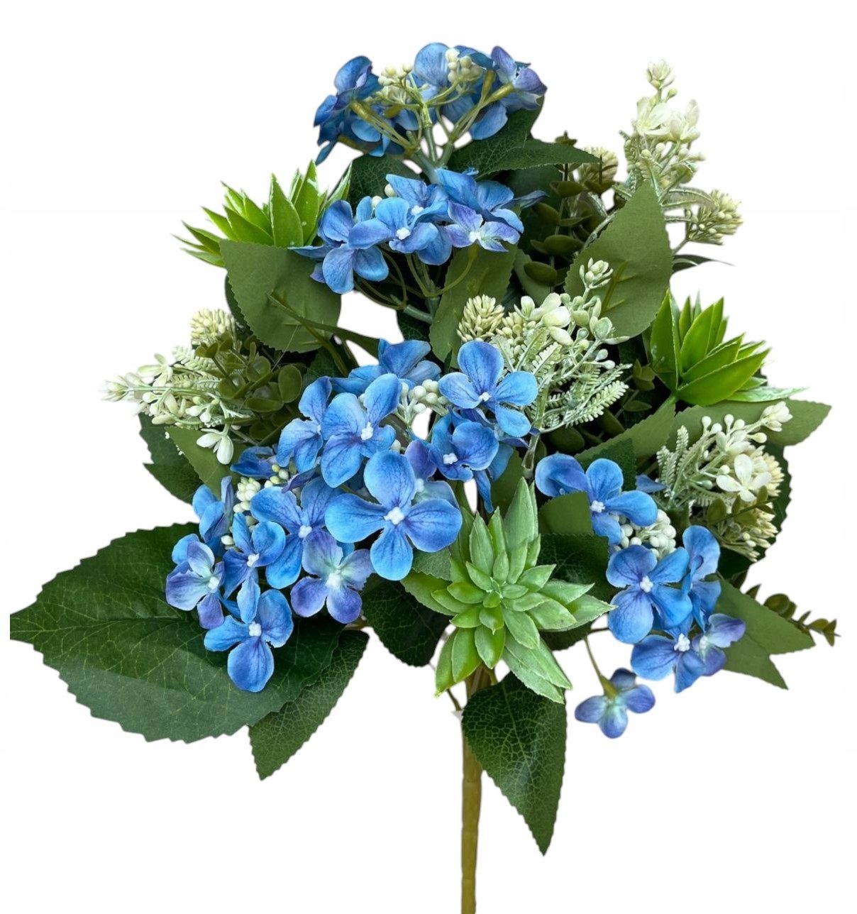  Hortenzie obal větvička umělá květina dodatek 60 cm fialová