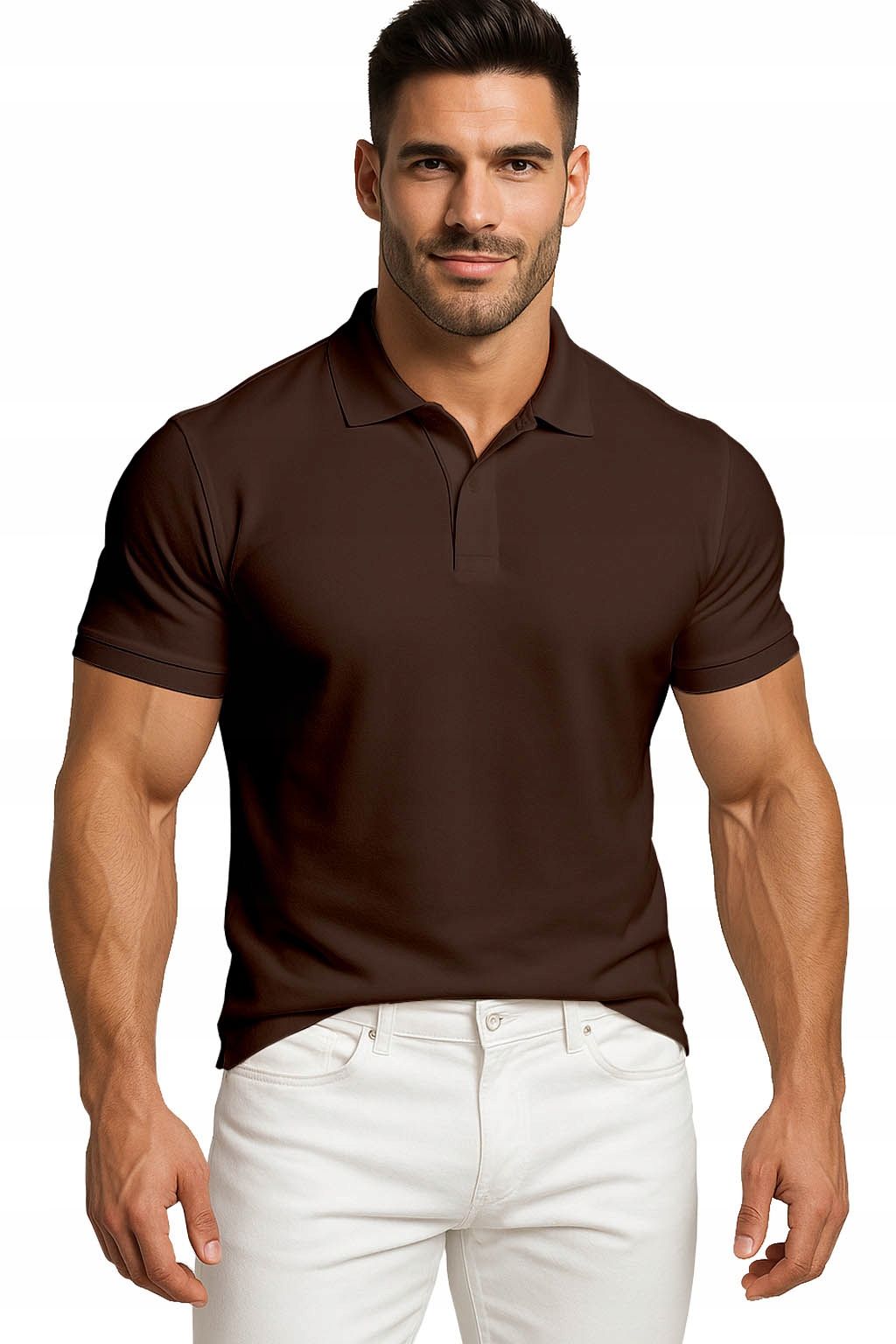  Men&#39;s polo shirts t-shirt elegant reinforcement cotton with collar m