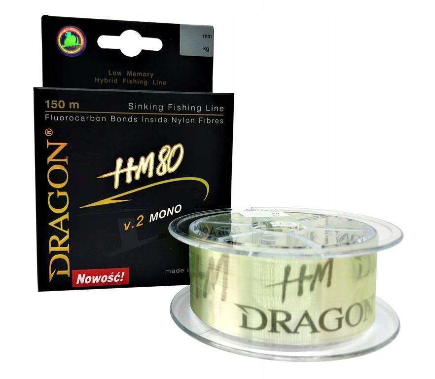  Linija dragon hm80 v.2 competition 0.103 mm/1.88 kg 100 m šviesiai pilkos spalvos žvejybai