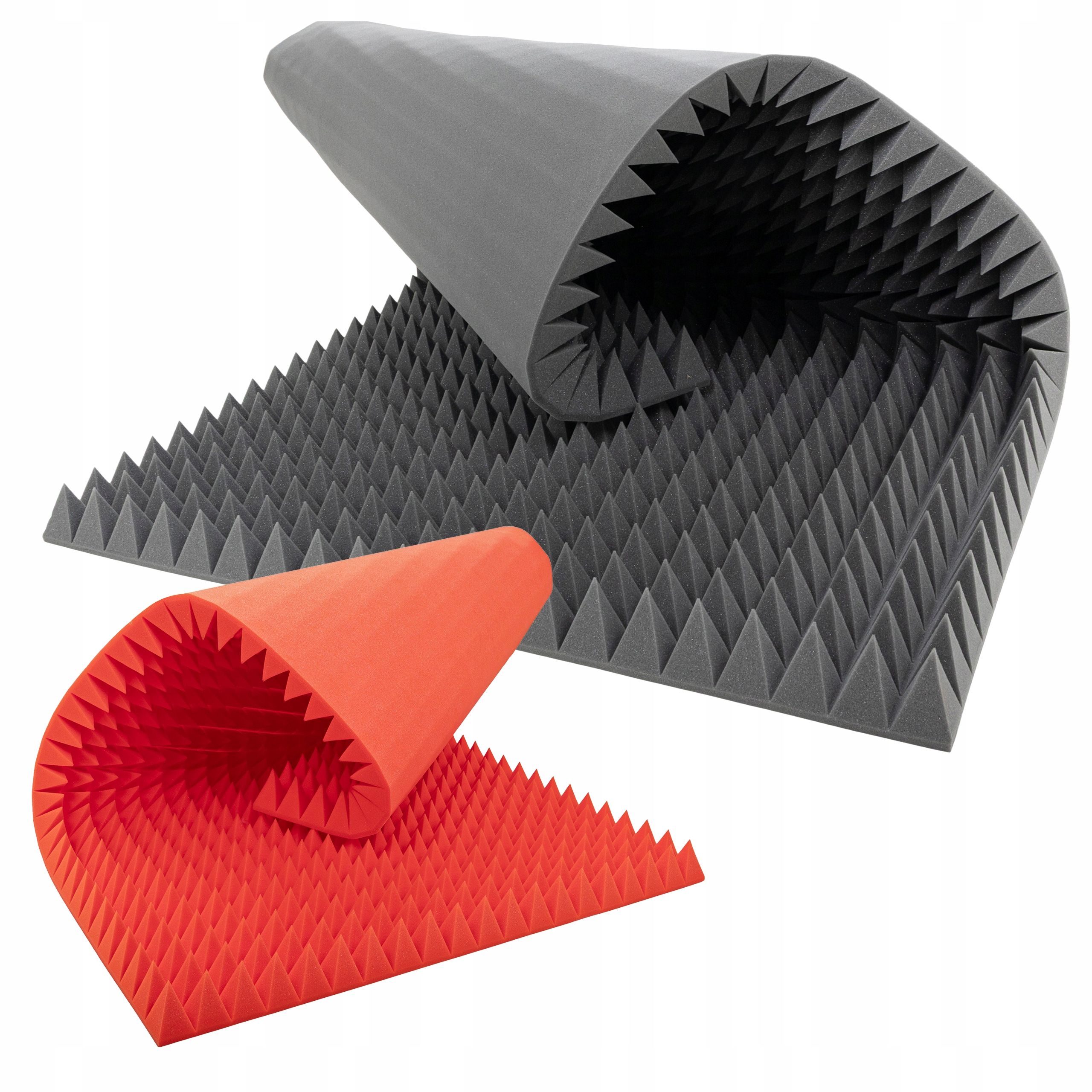  Bitmat akustikschaum schallschutzmatte 8 cm 200 x 100 cm orange farbe