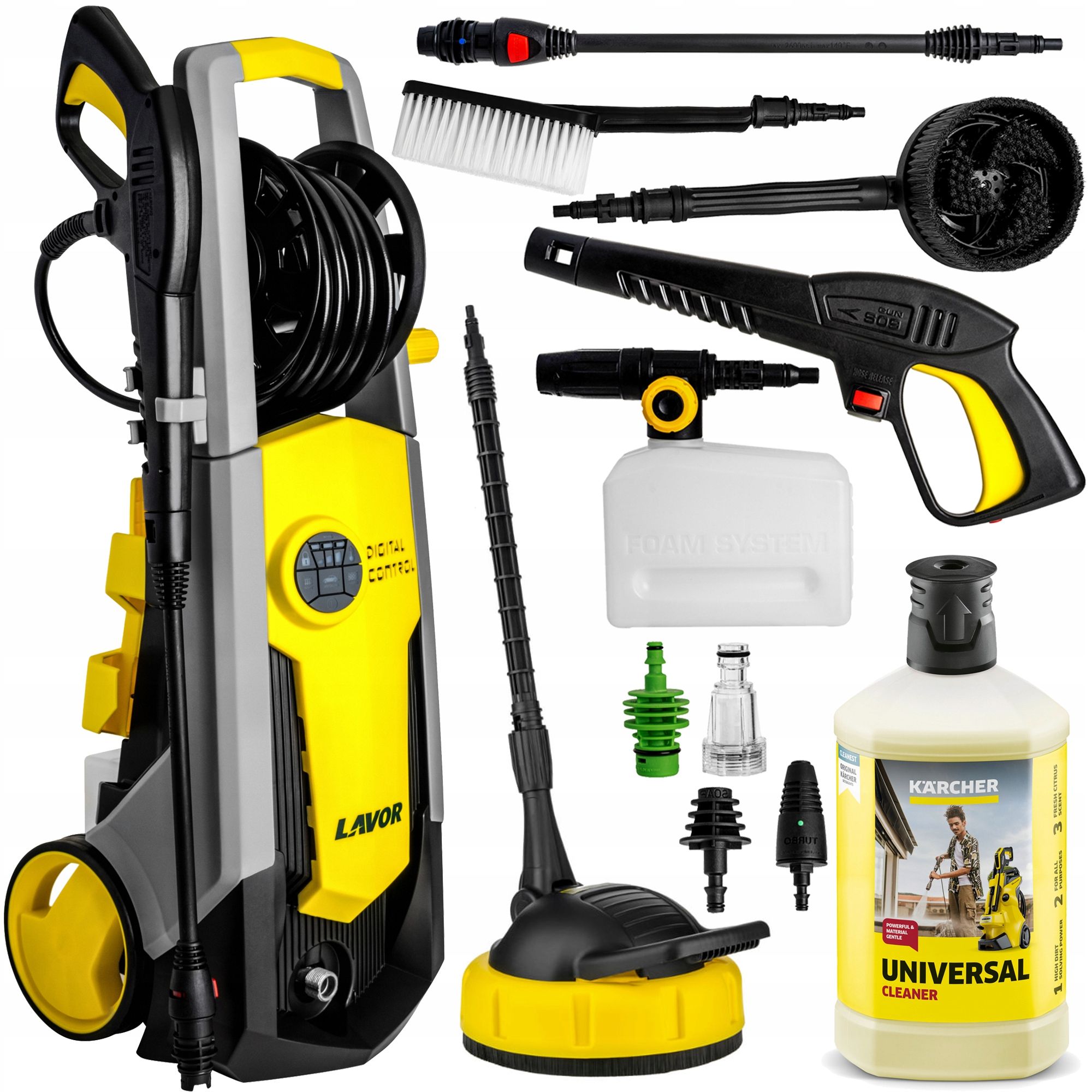  Aukšto slėgio plovykla 350 barų ew lavor alu flex strong x7 180 + skystis 4 litrų