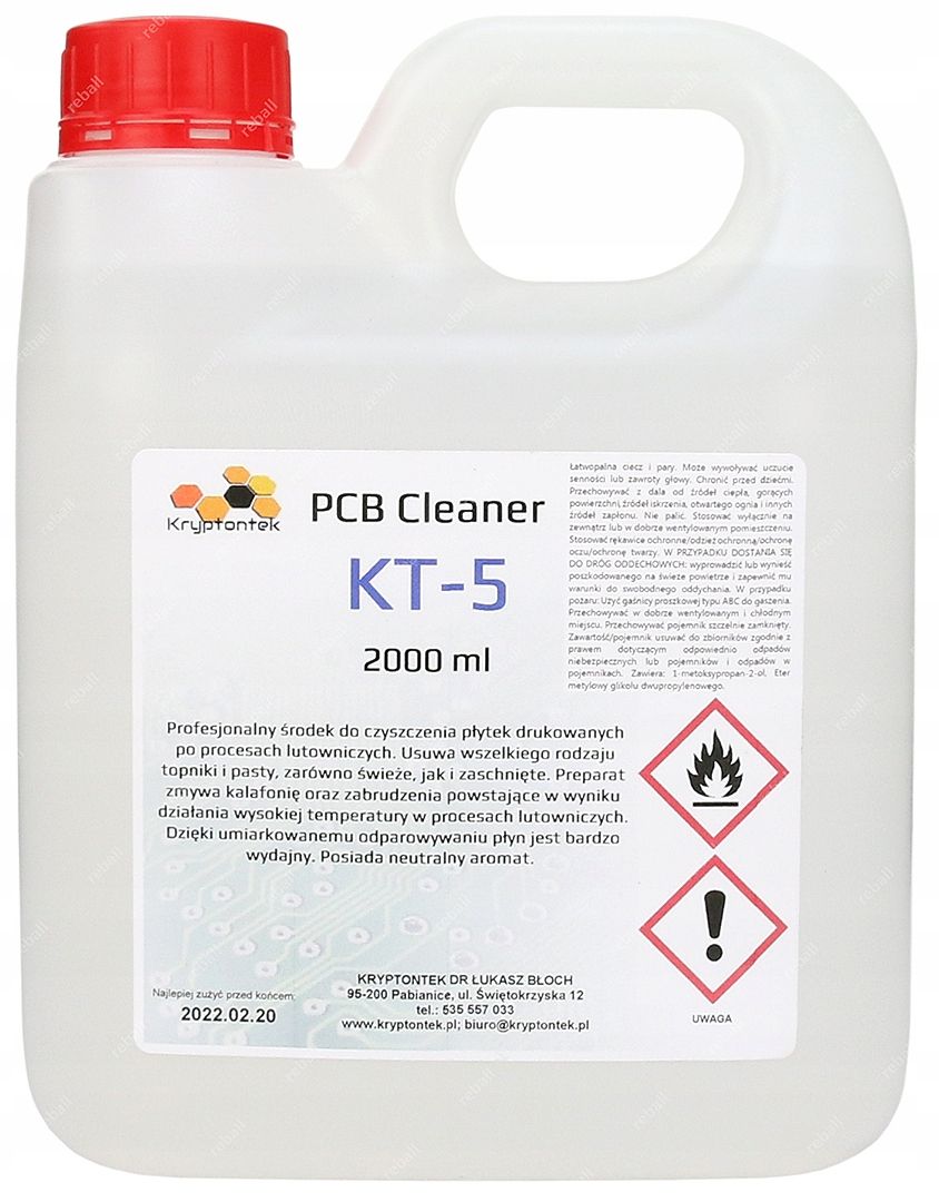  Ethyl alcohol 96% alcohol 2l+1l disinfection