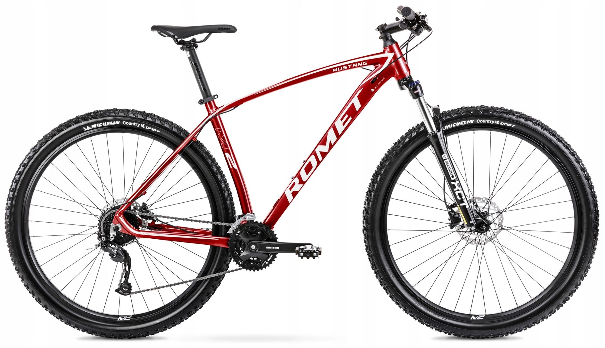  Dviratis mtb romet mustang m2 rėmas 21 colių kolo 29 " juodas