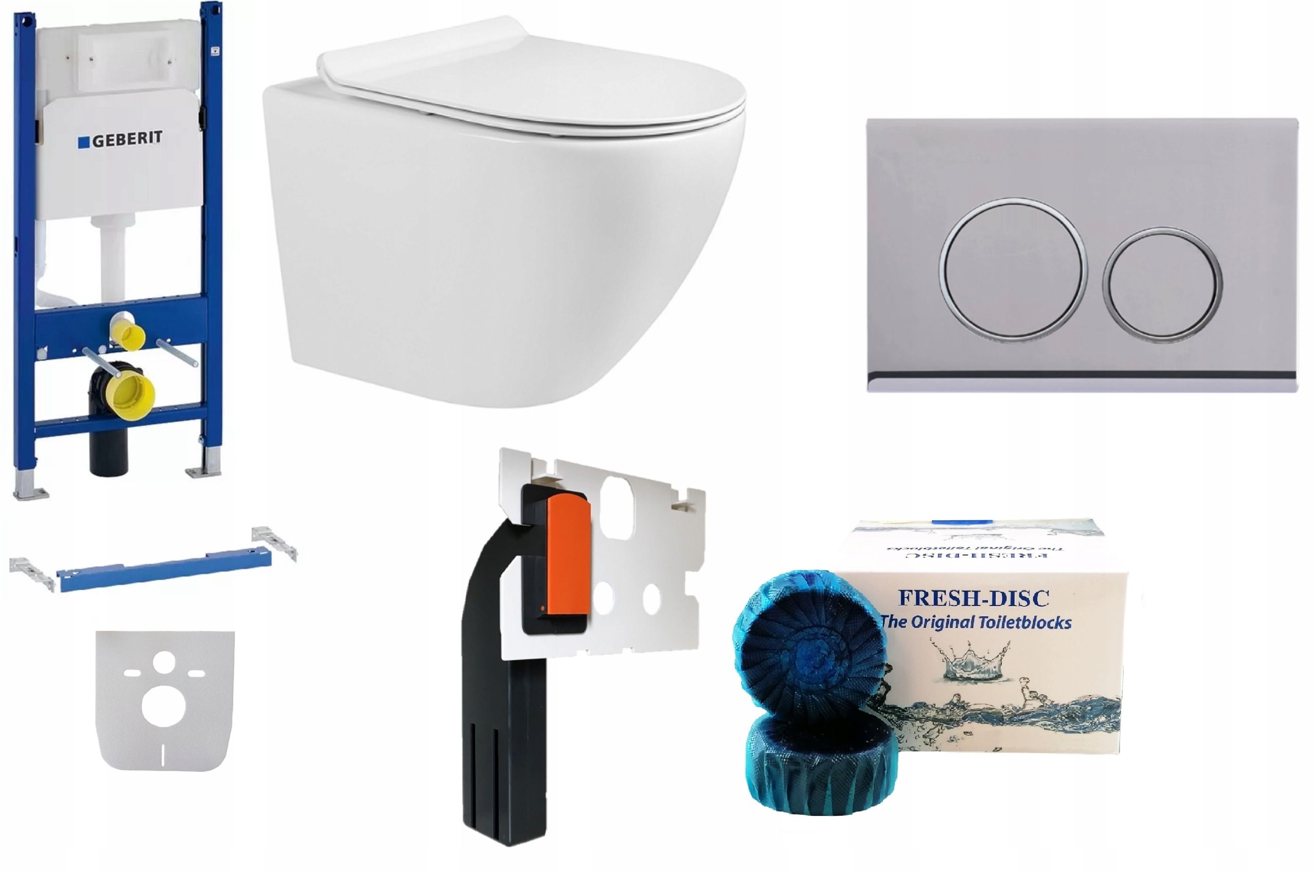  Wc rāmja komplekts geberit + atslēga + tualetes pods melns matēts + dēlis w/o+fresh