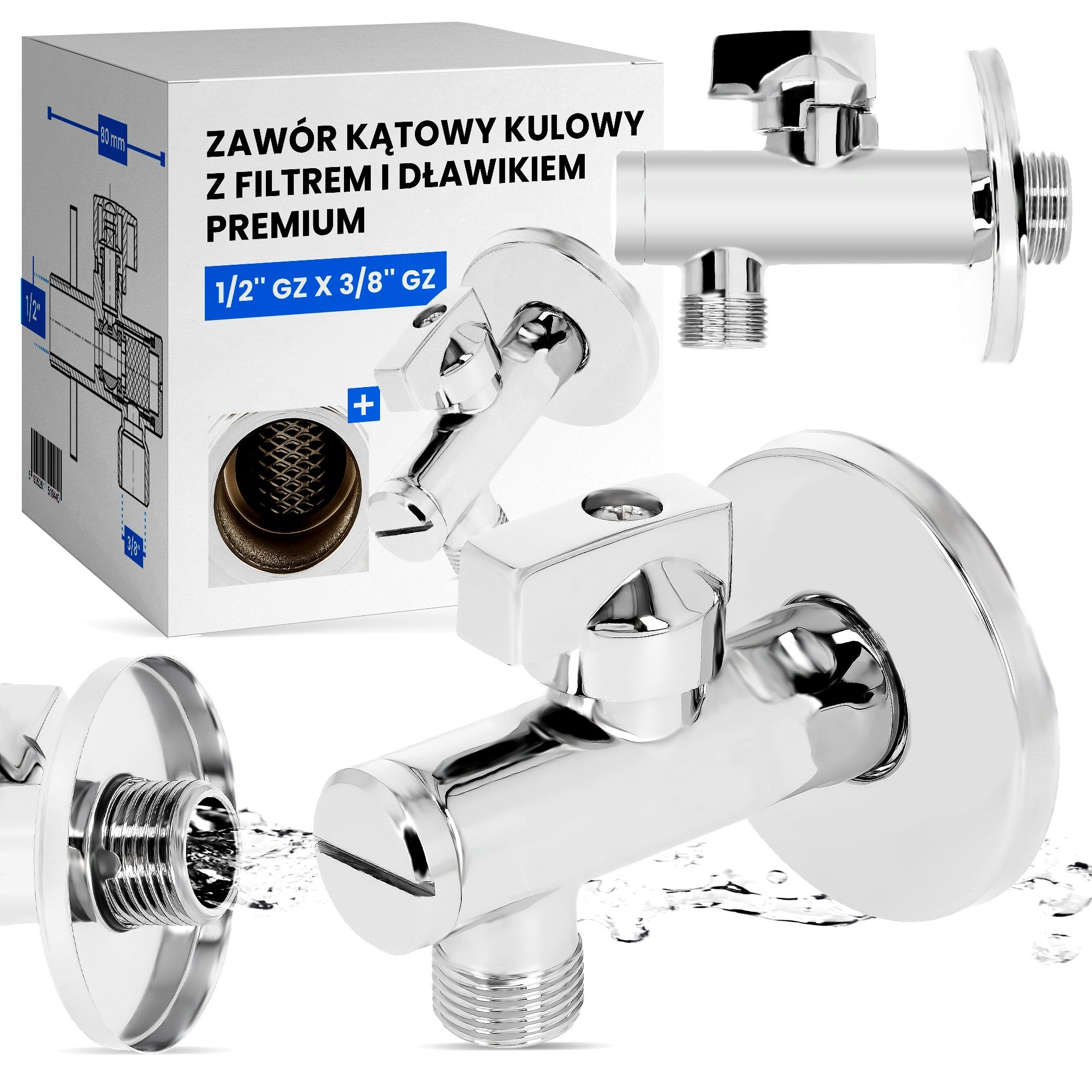  Rohový ventil houbový 3/4 gz 3 silnice pračky myčky nádobí baterie rozšíření
