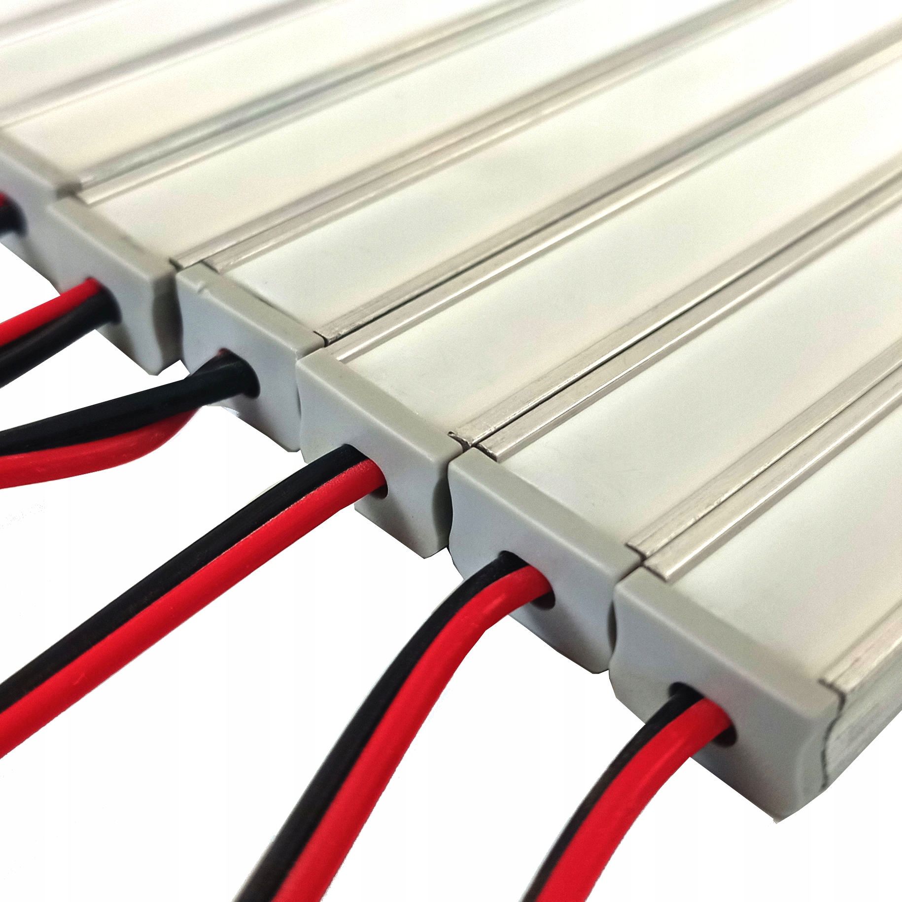  Soubor 16x srebrna led pásek schody slim 1m ovladač stupňovaný zdroj energie