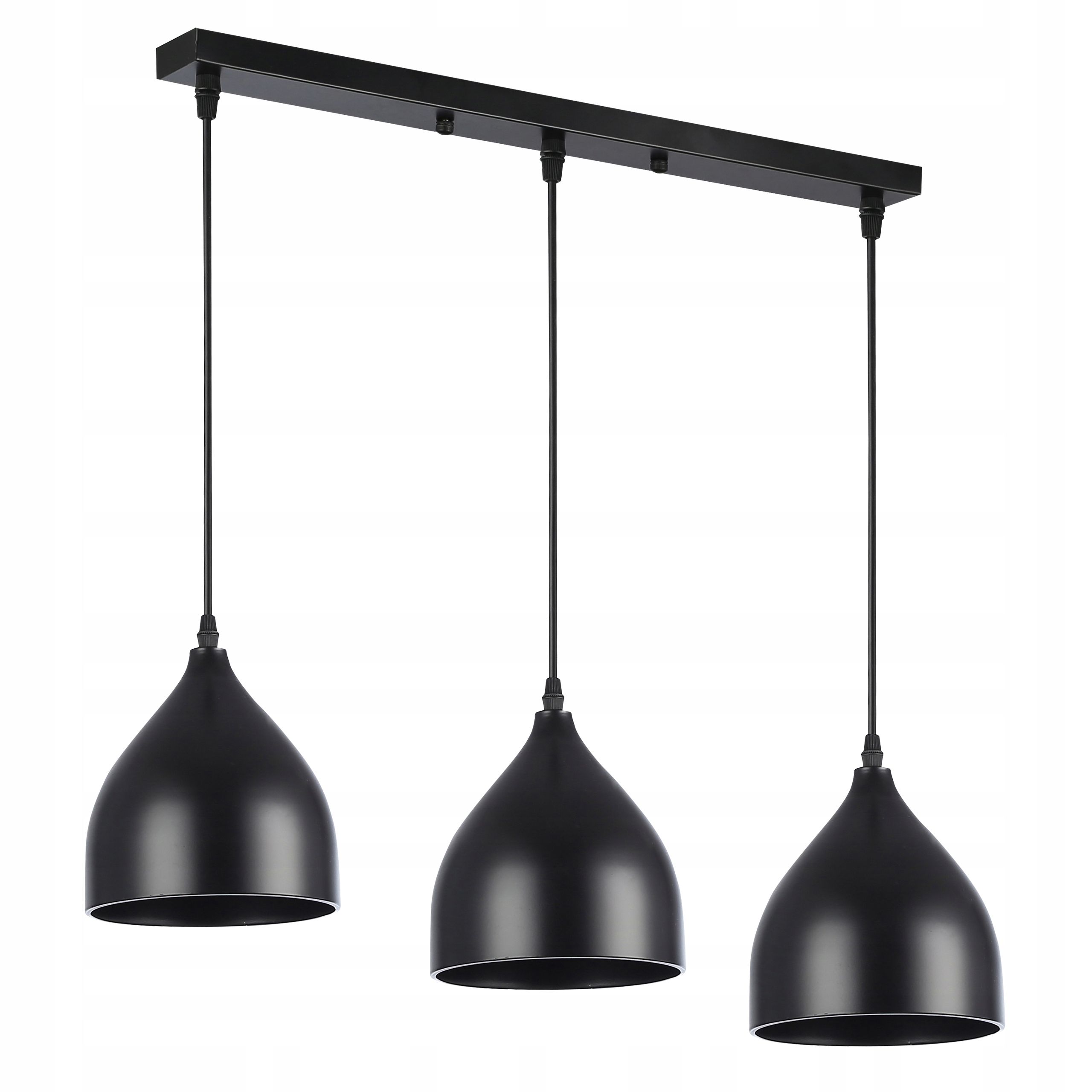  Deckenlampe hängend lampe wandleuchte rahmen 6x nr. e27 70cm led schwarz