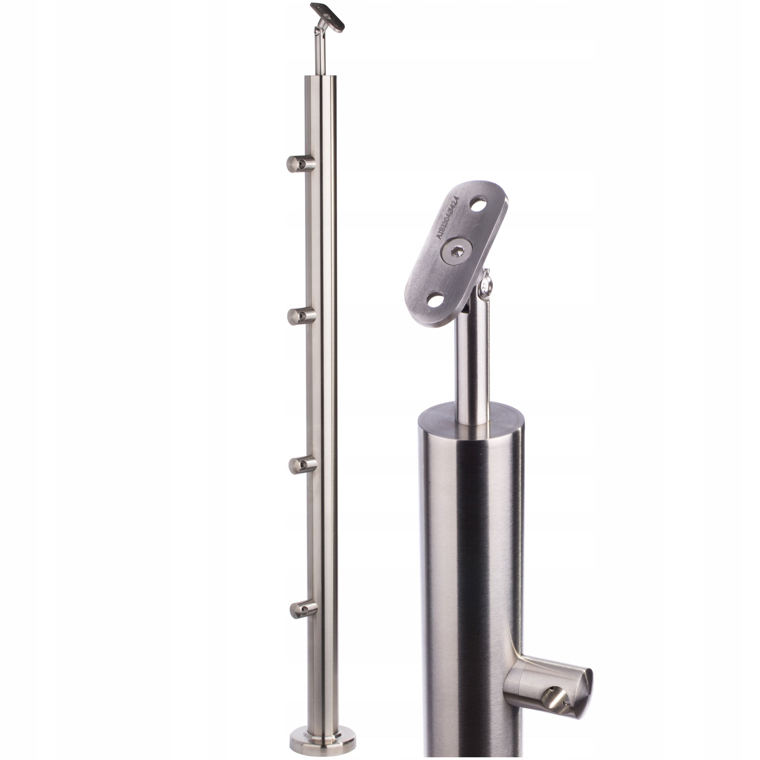 Spalte übergangs 100 cm 5 blütenblätter balustrade fi 42 rostfrei poliert