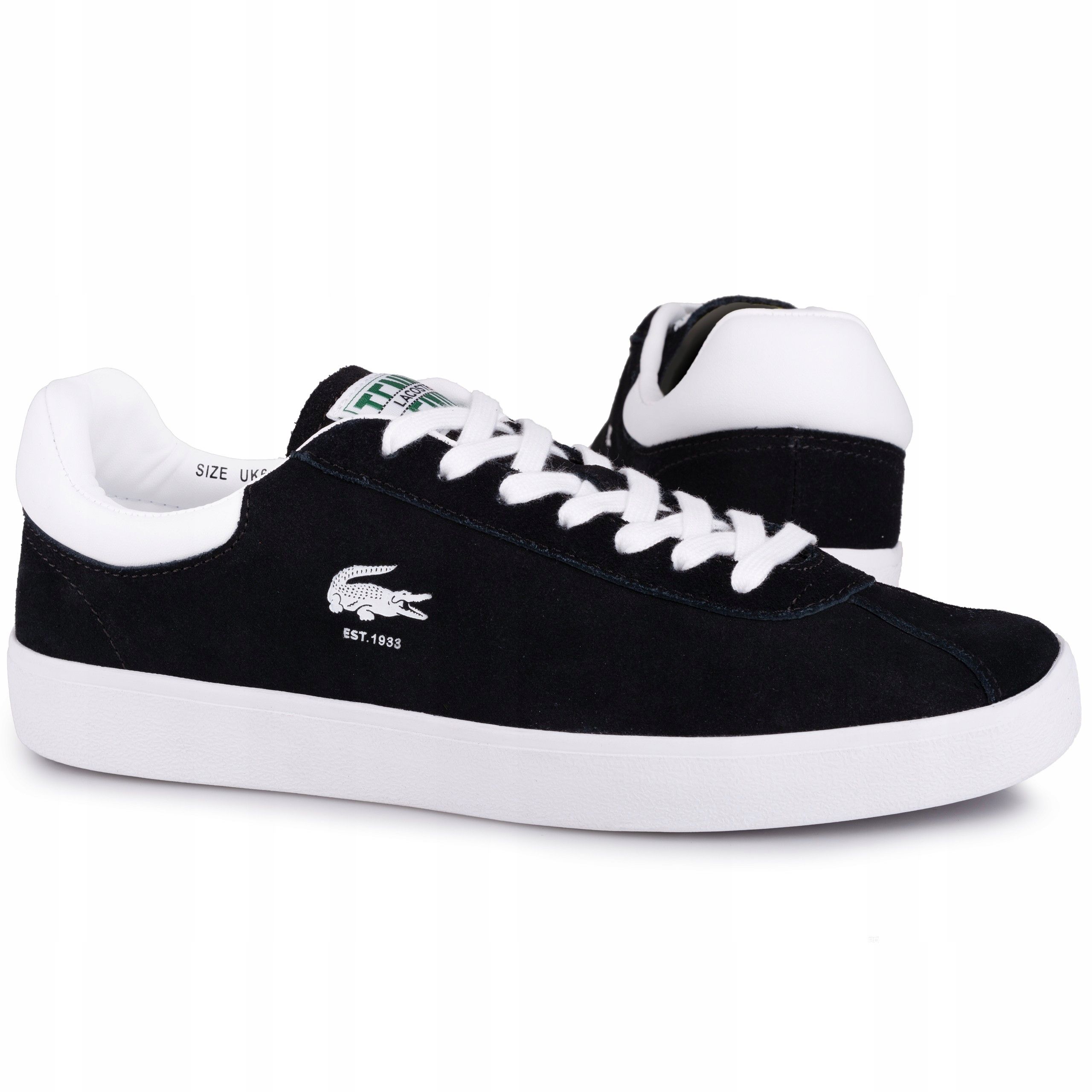  Meeste kingad lacoste baseshot 223 1 sma blk / wht 746sma0065312