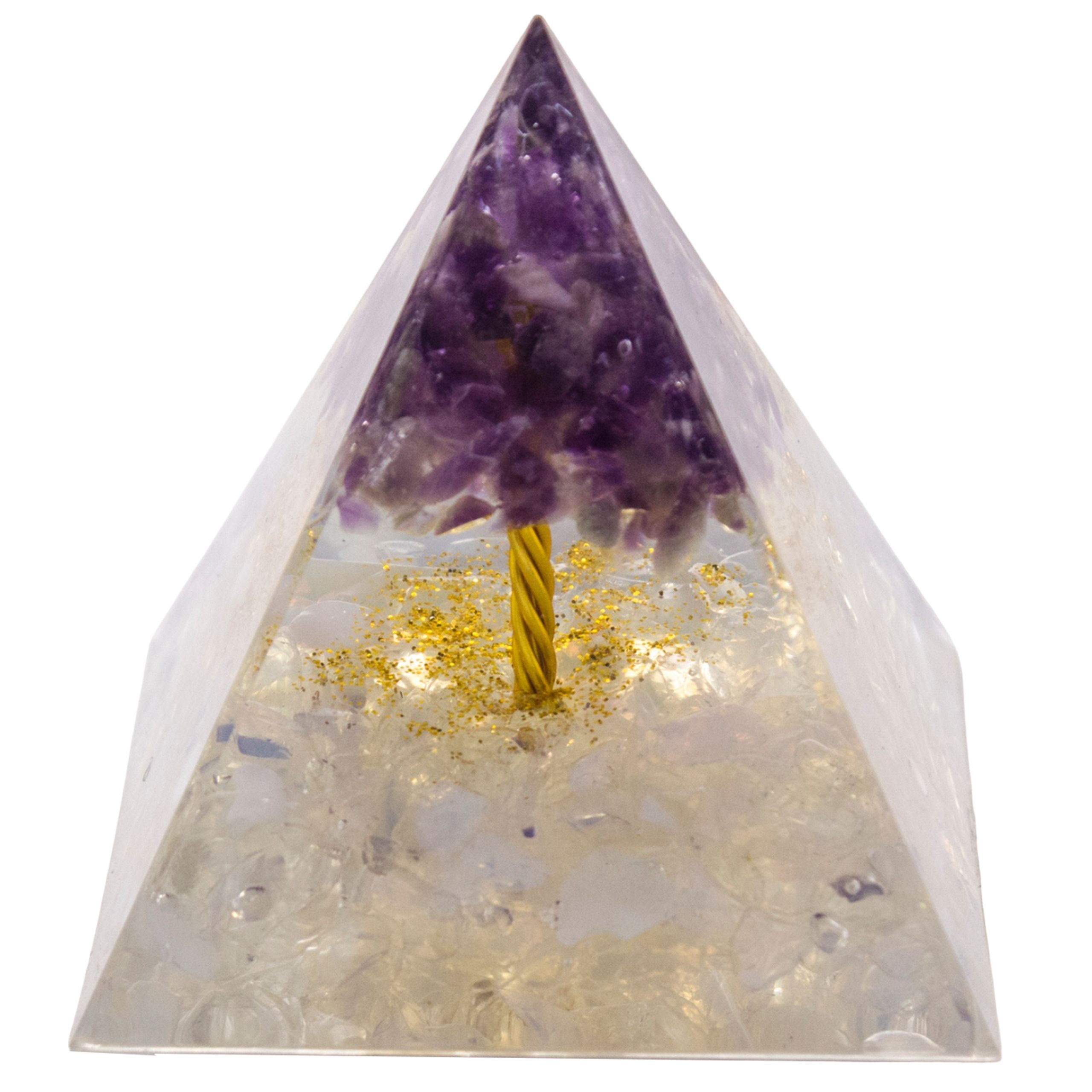  Pyramide orgonit amethyst lazuryt oliwin tigerauge feng shui chakren 5cm