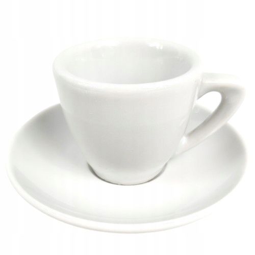  Tasse und untertasse in espresso weiß tasse mit einem teller untertasse