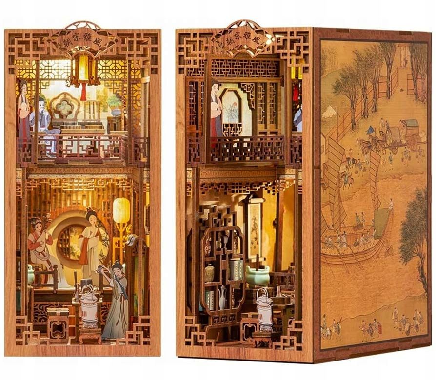  Miniatūra māja book nook vasara fejas dāvana diy