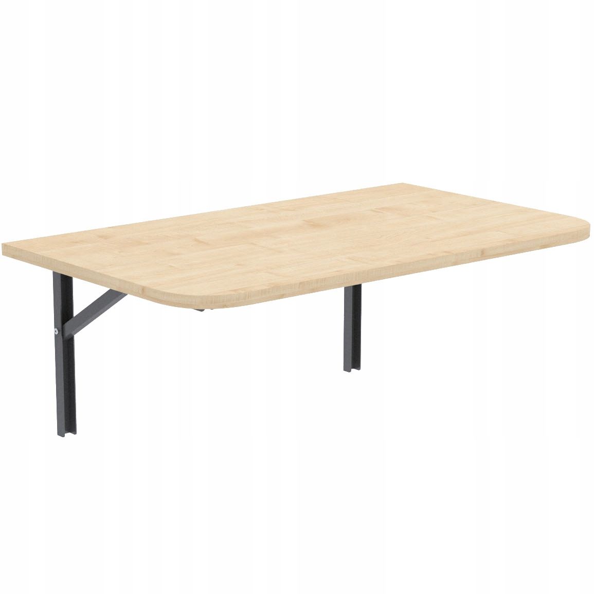  Skladací stôl tabuľky stolová doska rozložené 100x40 burgundia zaoblené