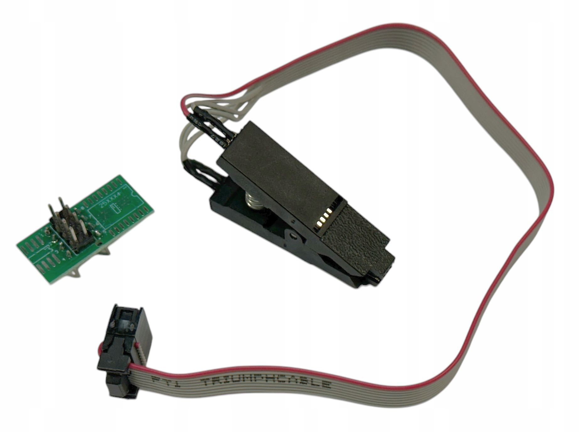  Spaustukas bandymo soic 8-pin r=1,27mm su kabeliu i ad