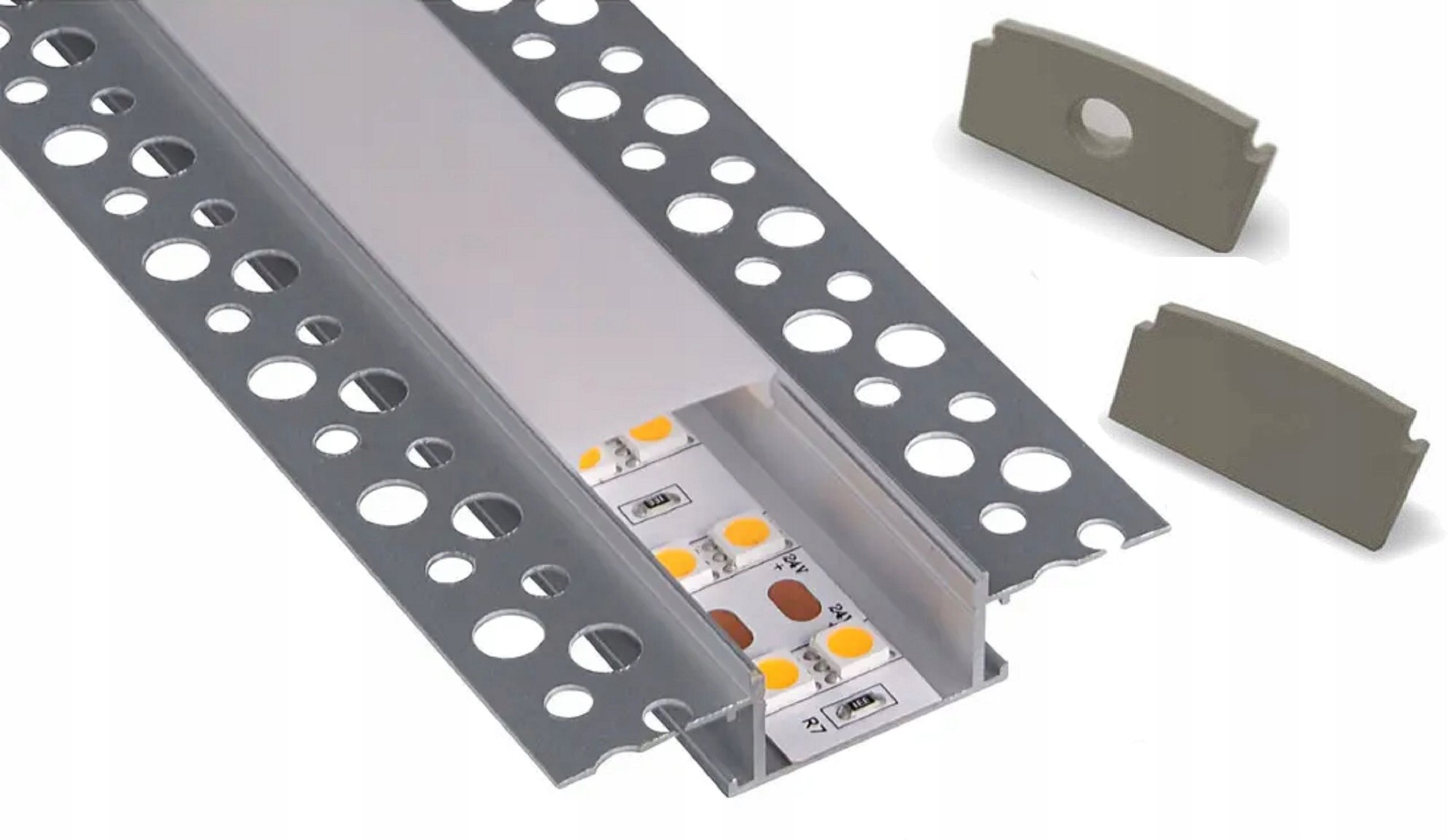  Profilis led juostos apvalus pasukamas strypas 2m
