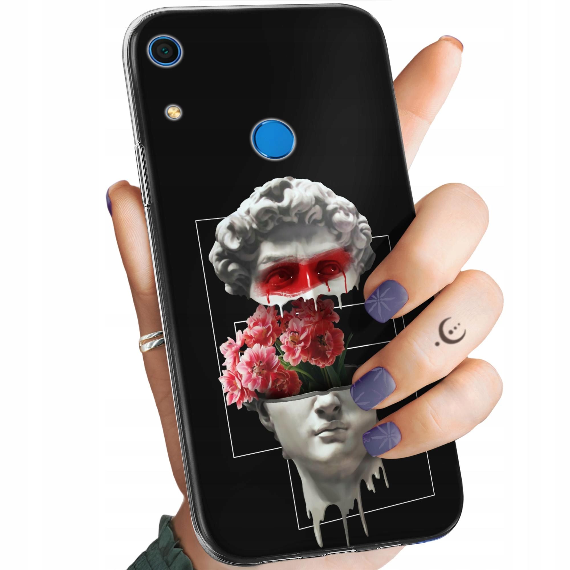  Fall huawei (englisch) y6s / y6 prim 2019 / ehre 8a muster art art déco lempicka case