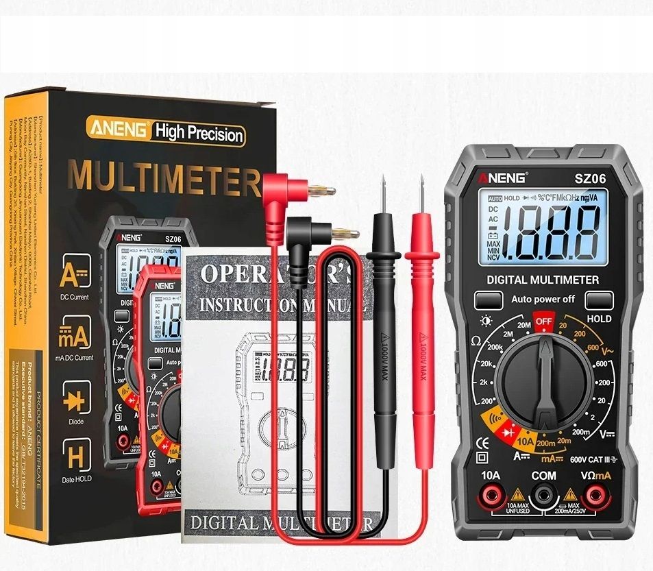  Presné meter digitálny multimeter zoyi zt219 max 19999
