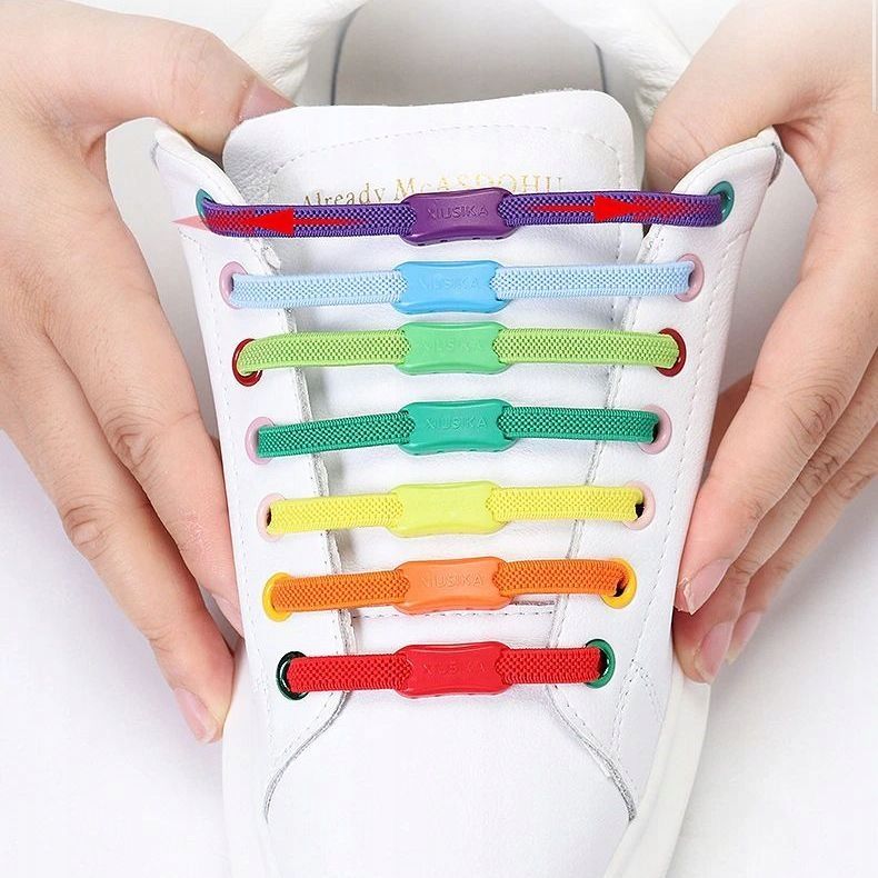  Silikon-schnürsenkel für kinder ohne bindung schuh