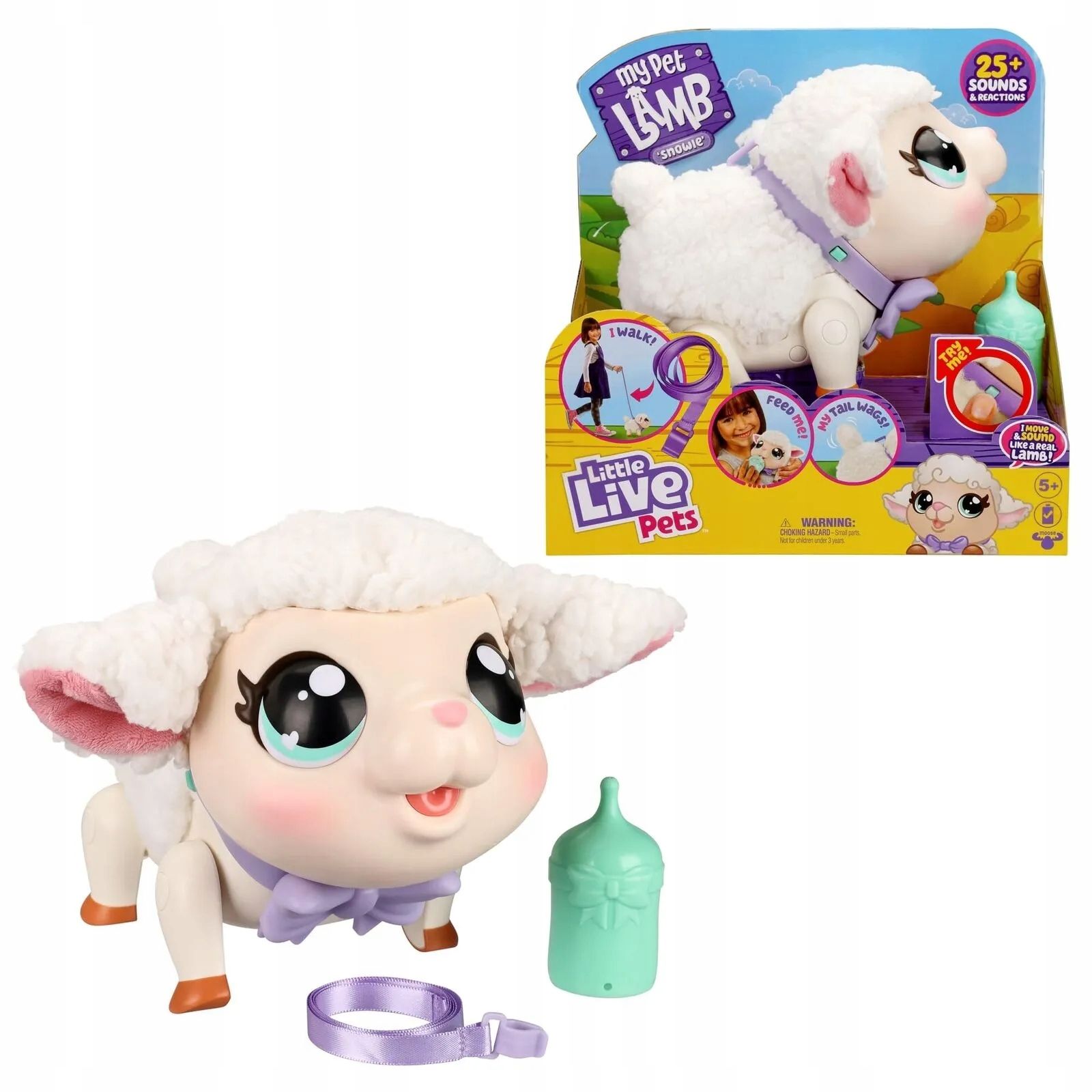  Little live pets vaikščioti pingviniukas waddles interaktyvus 25+ garsų 26535