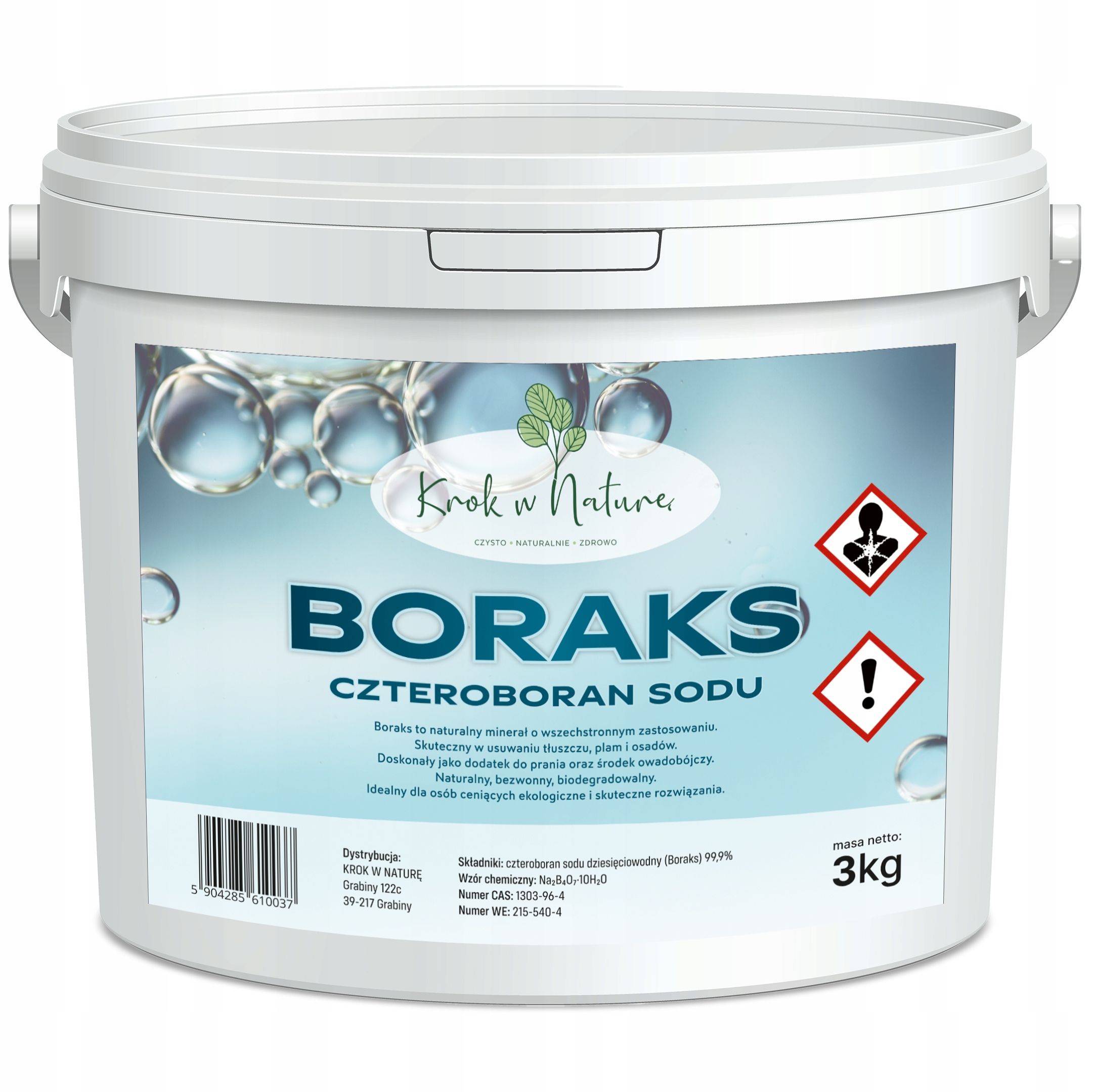  Natriumtetraborat decahydrat boraks sauber zusammensetzung borax 99,9% 1 kg