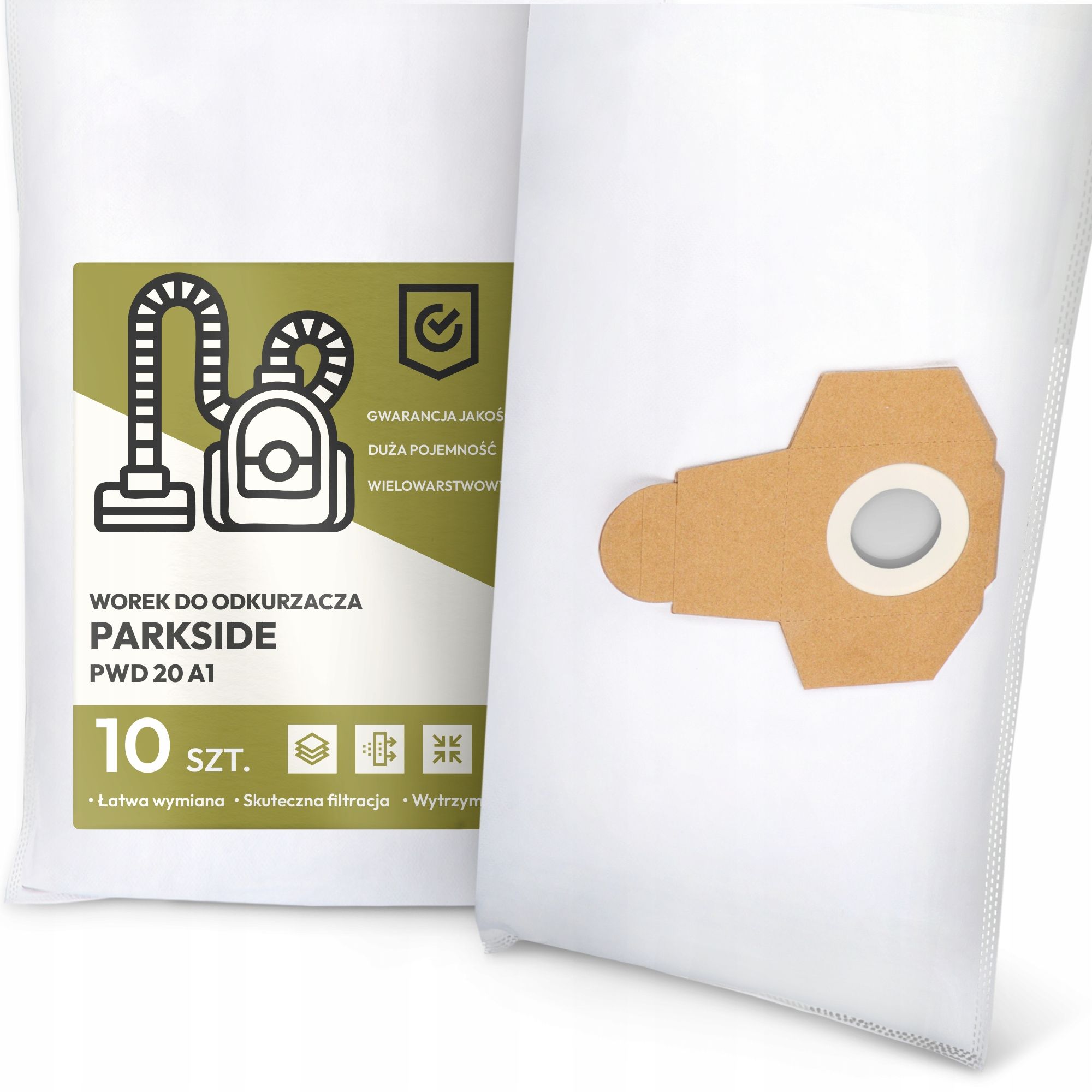 3x bag for a vacuum cleaner parkside pwd 20 a1 synthetic microfibers bags g9