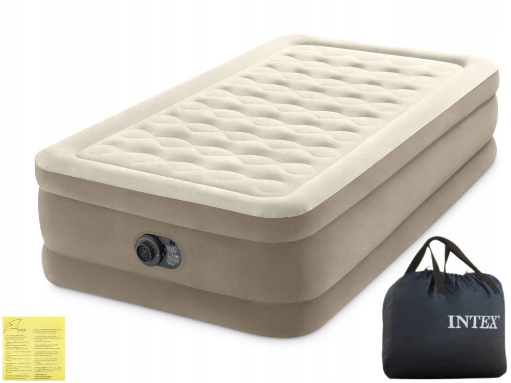  Pripučiamas dvivietis čiužinys lova miegui su pompa 230v intex 67770nd