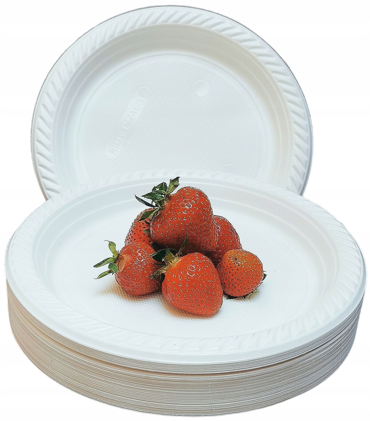  Papírové talíře na jedno použití dezert podšálky ekologický 15cm 100 ks.