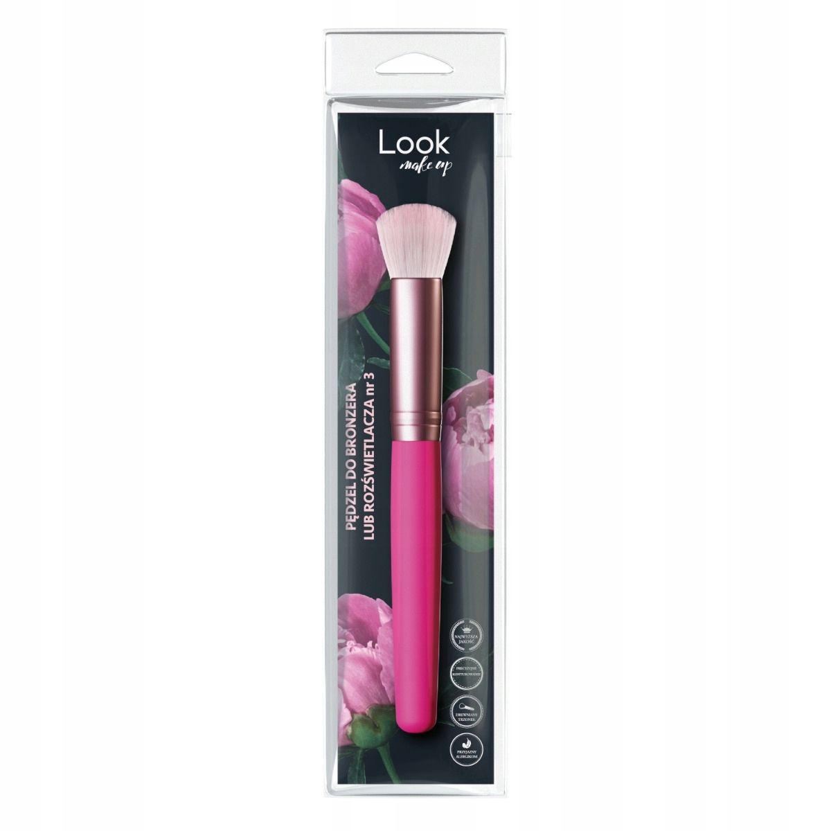  Look makeup štetec lopta obliecť sa tiene 1 ks.