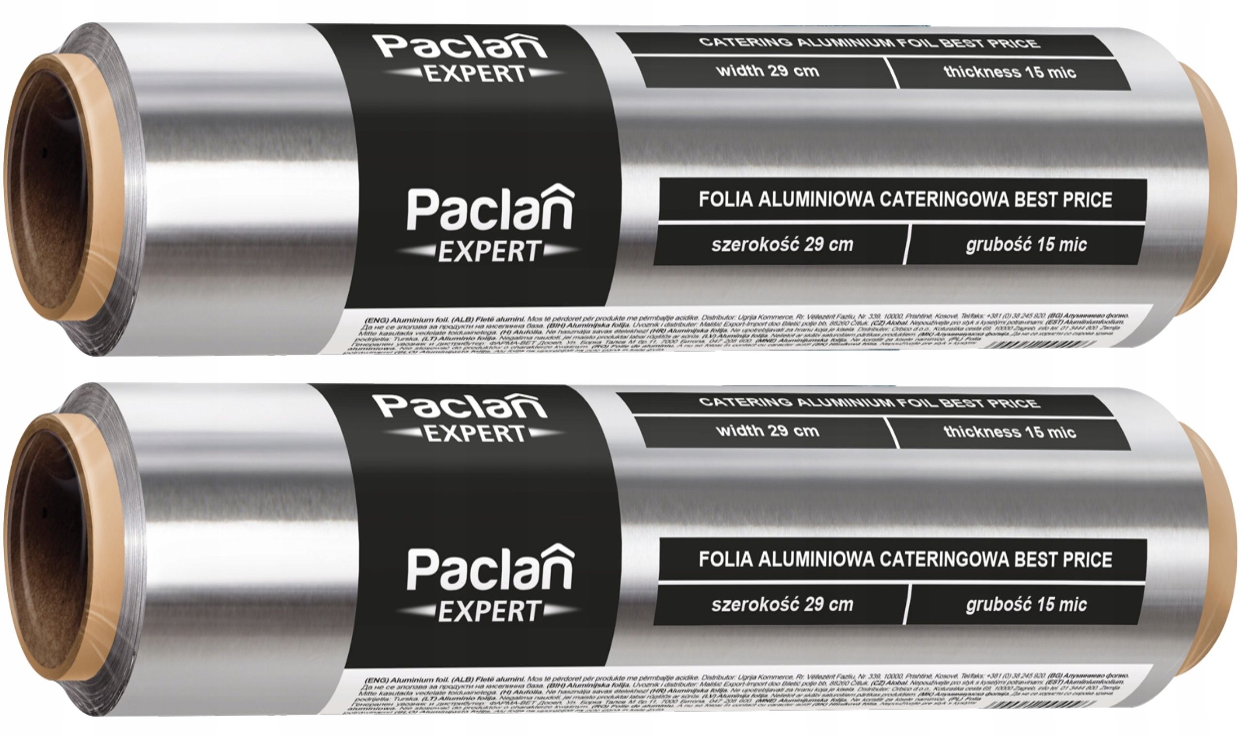  Aluminio folija paclan - 60 m - gastronominė tvirtas storas 2 kompiuterių.