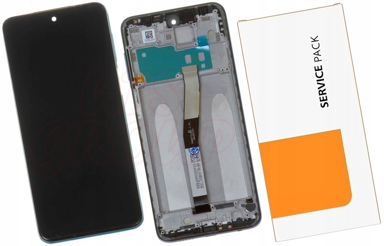  Xiaomi redmi note 9s lcd ekranas s/p originalas
