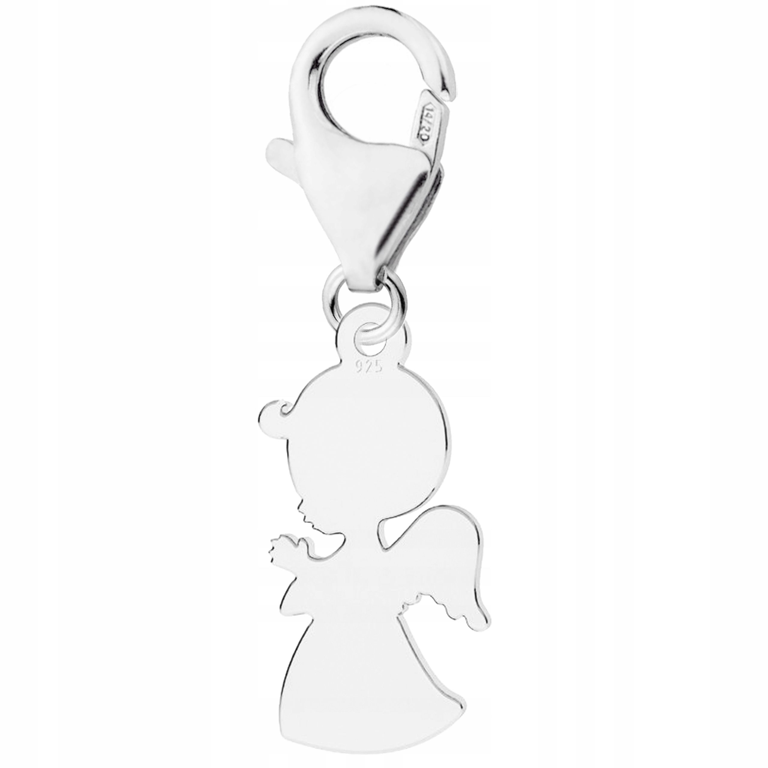 Silberanhänger karabiner mit einem engel angel engel engel silber 925