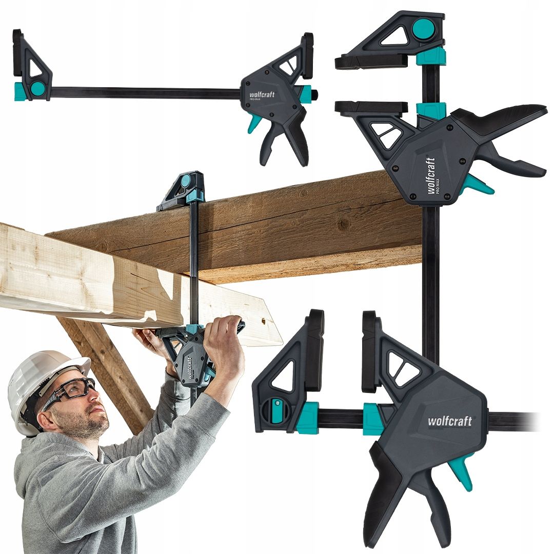  Truhlářský svěrák s jednou rukojetí pro max 300 mm pilíř 3071000 wolfcraft