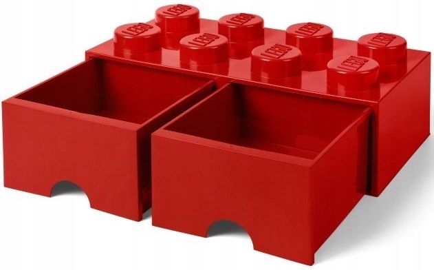  Lego dėtuvė kaladėlė 4 stalčius juodas rašomajam stalui