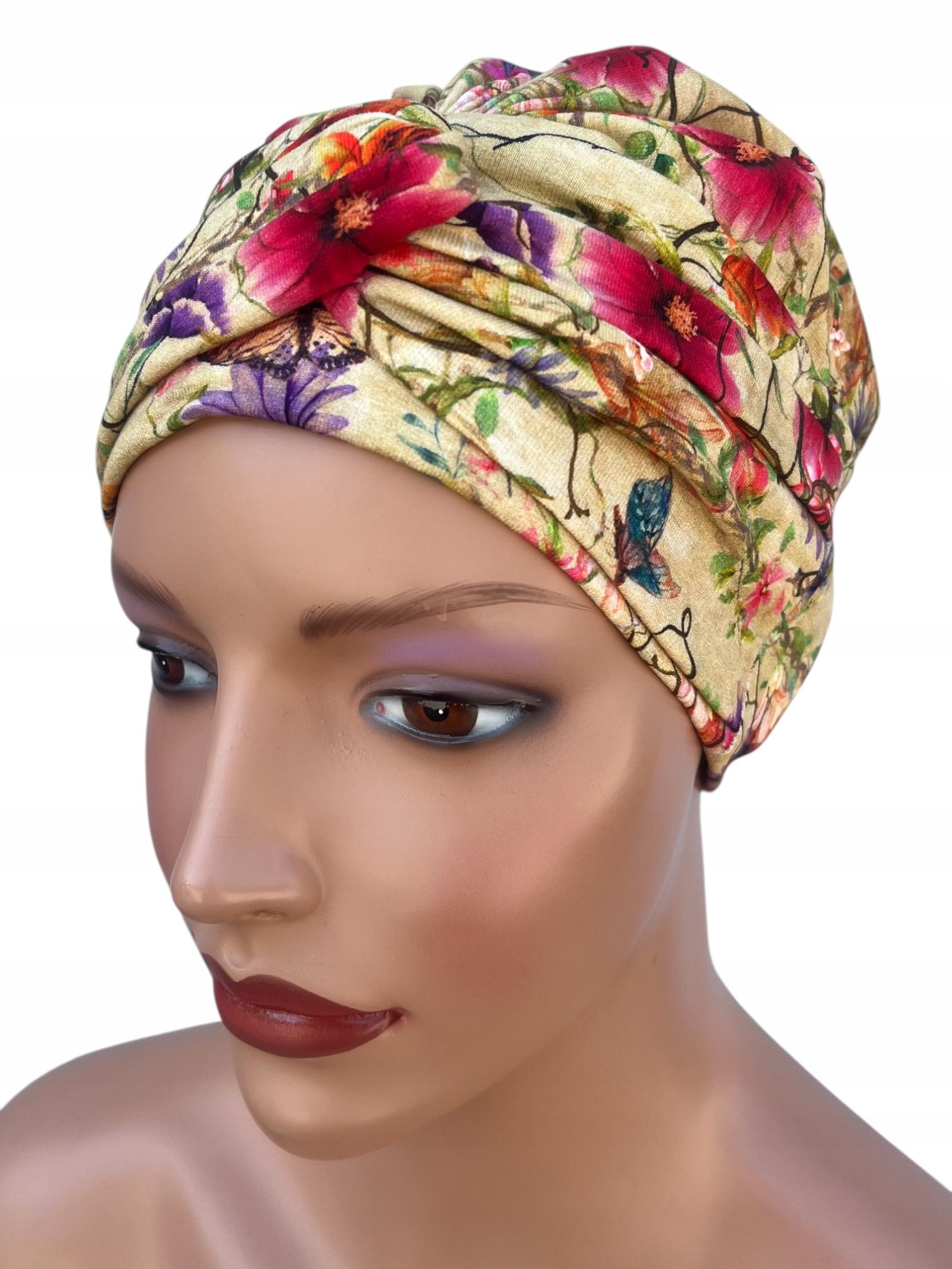  Turban ženský sara ocean pohodlné czapka vyrobené z bavlny tiež po chemoterapiu