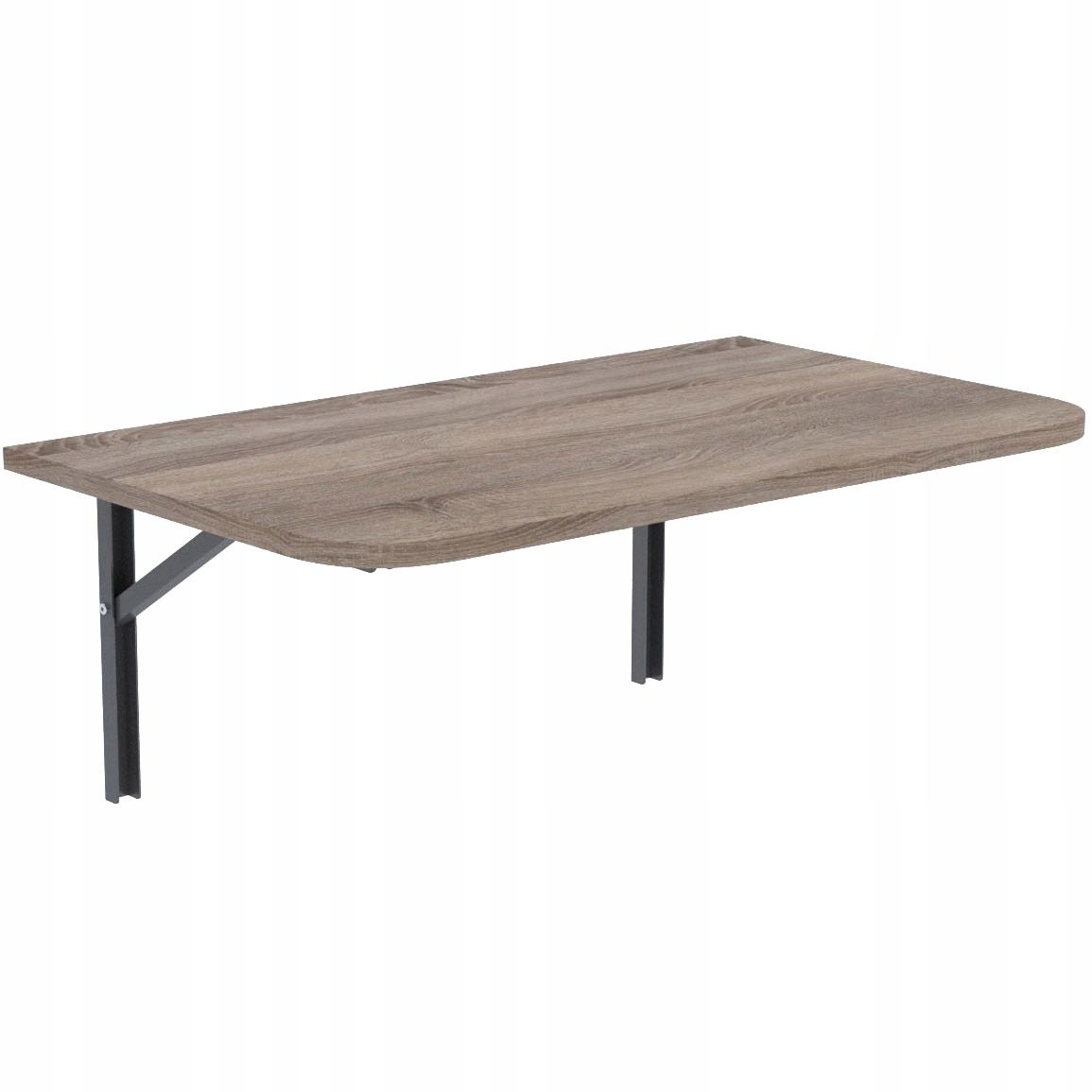  Skladací stôl tabuľky stolová doska rozložené 100x40 burgundia zaoblené