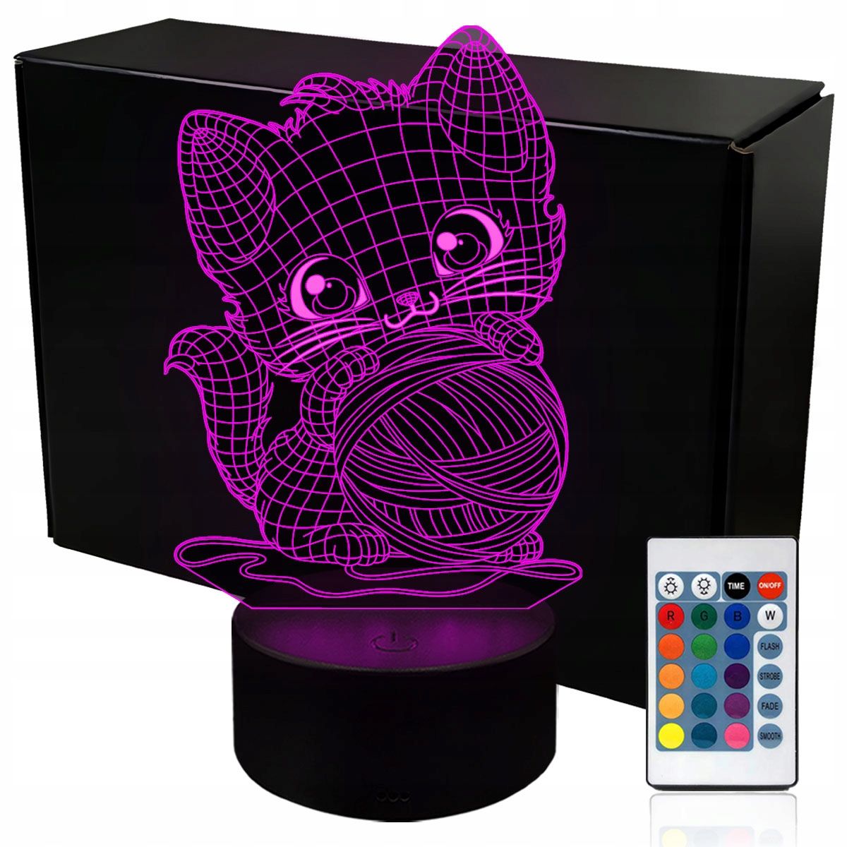  Noční světlo elektrický skútr 3d lampy led
